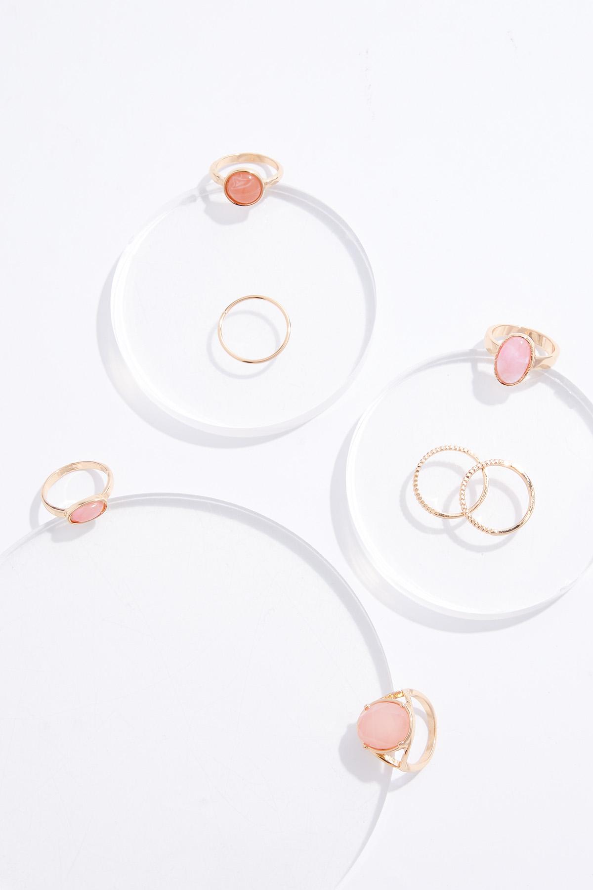  Cato Fashions | Cato Multi Resin Stone Ring Set