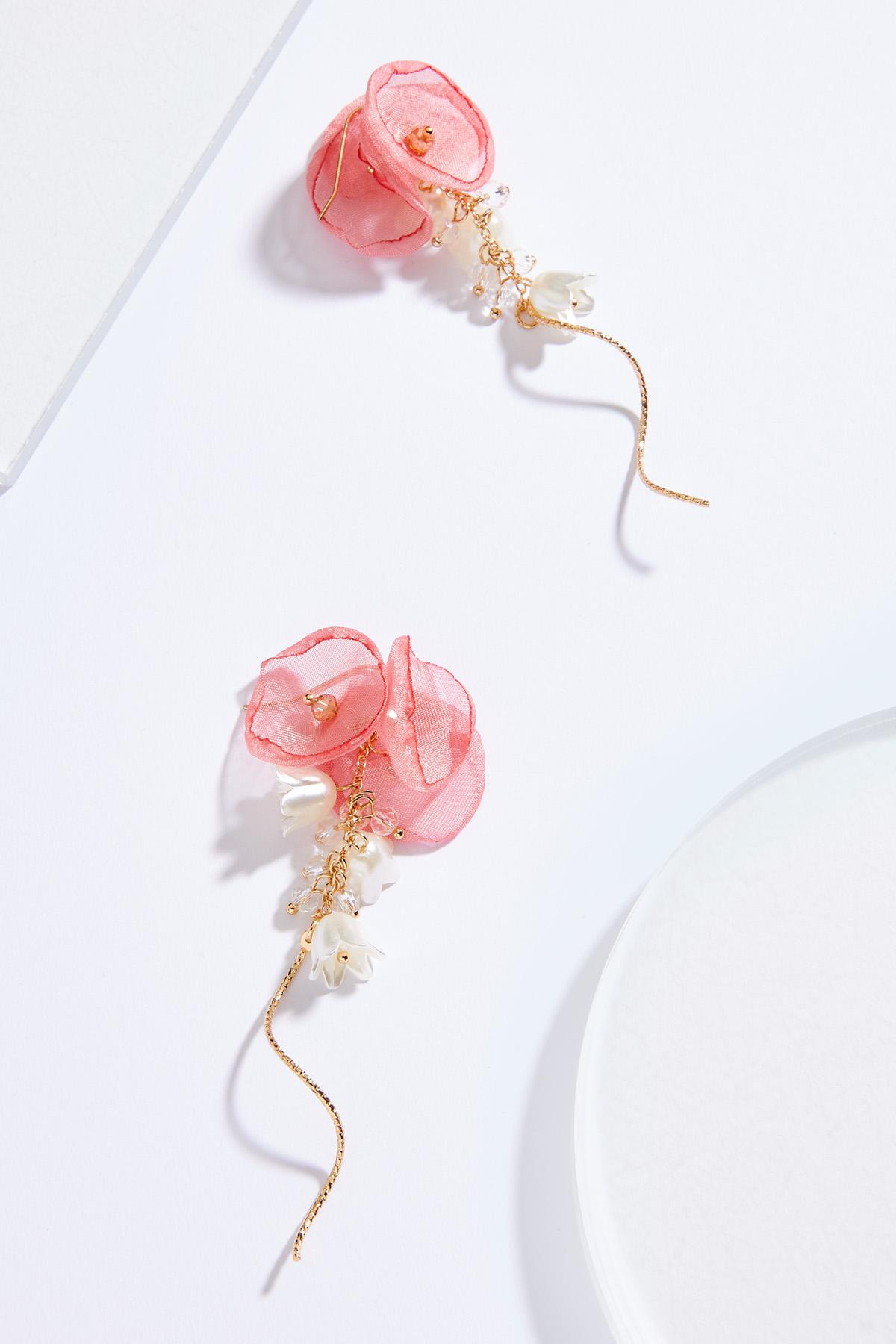  Cato Fashions | Cato Chiffon Tulip Petal Earrings