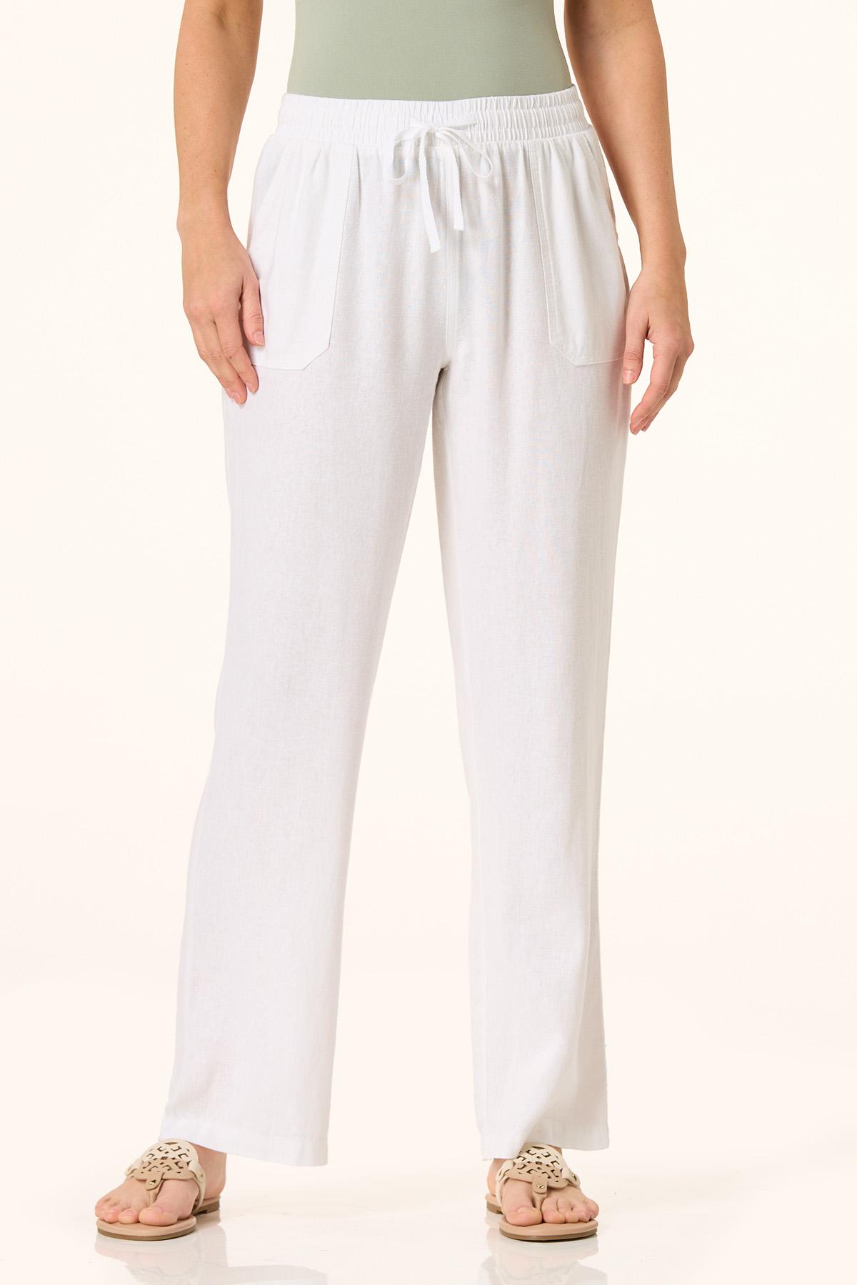  Cato Fashions | Cato Solid Linen Beach Pants