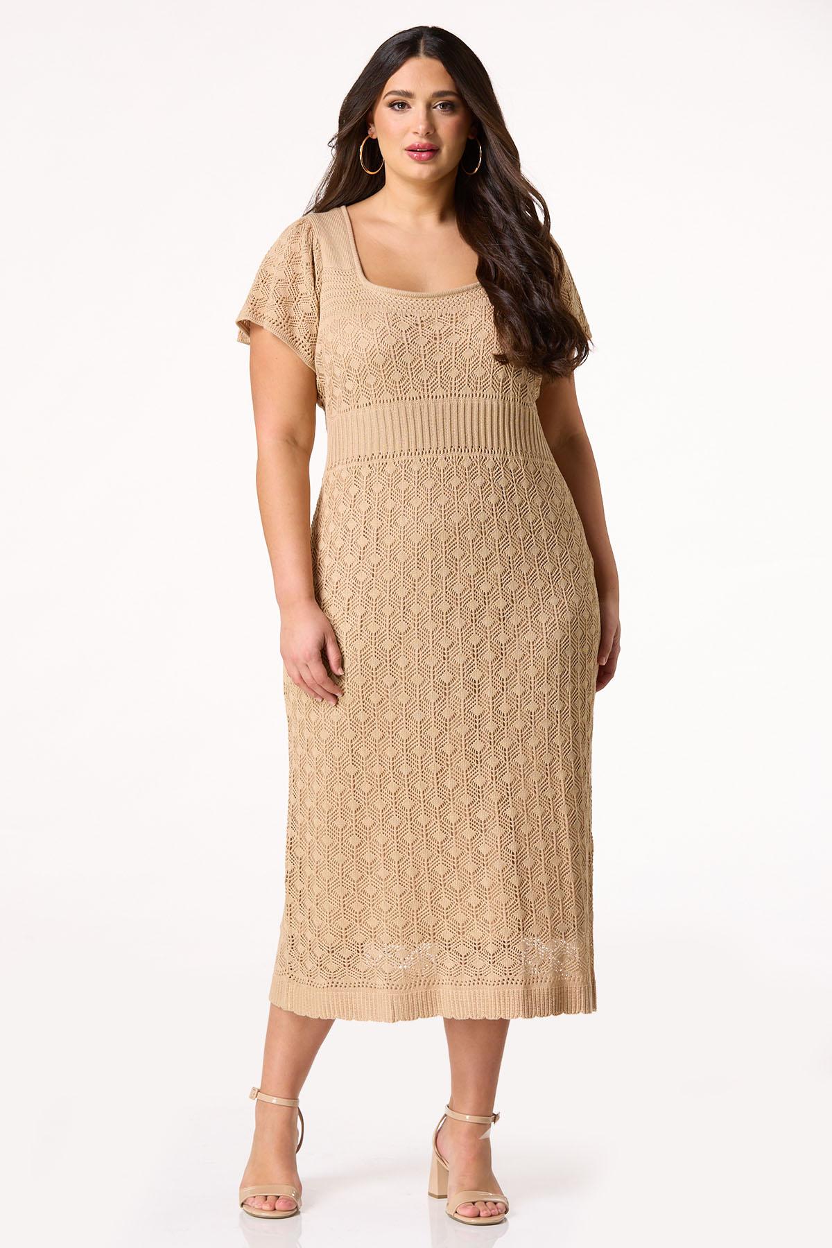 Plus Crochet Dress Plus Crochet Dress