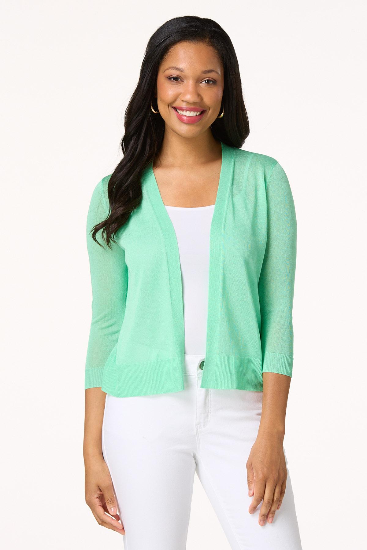 Cato Fashions | Cato Solid Sheer Cardigan