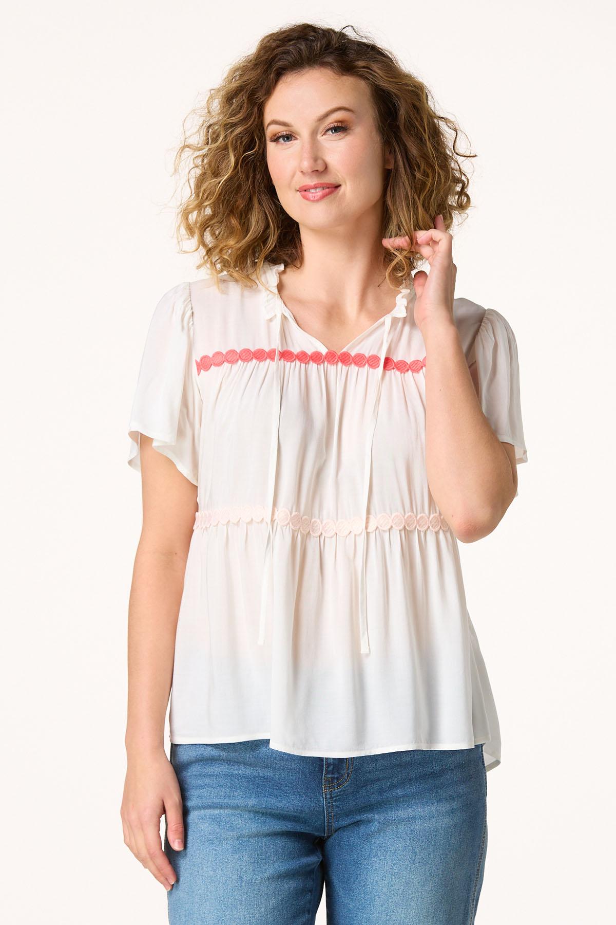  Cato Fashions | Cato Ric Rac Poet Top