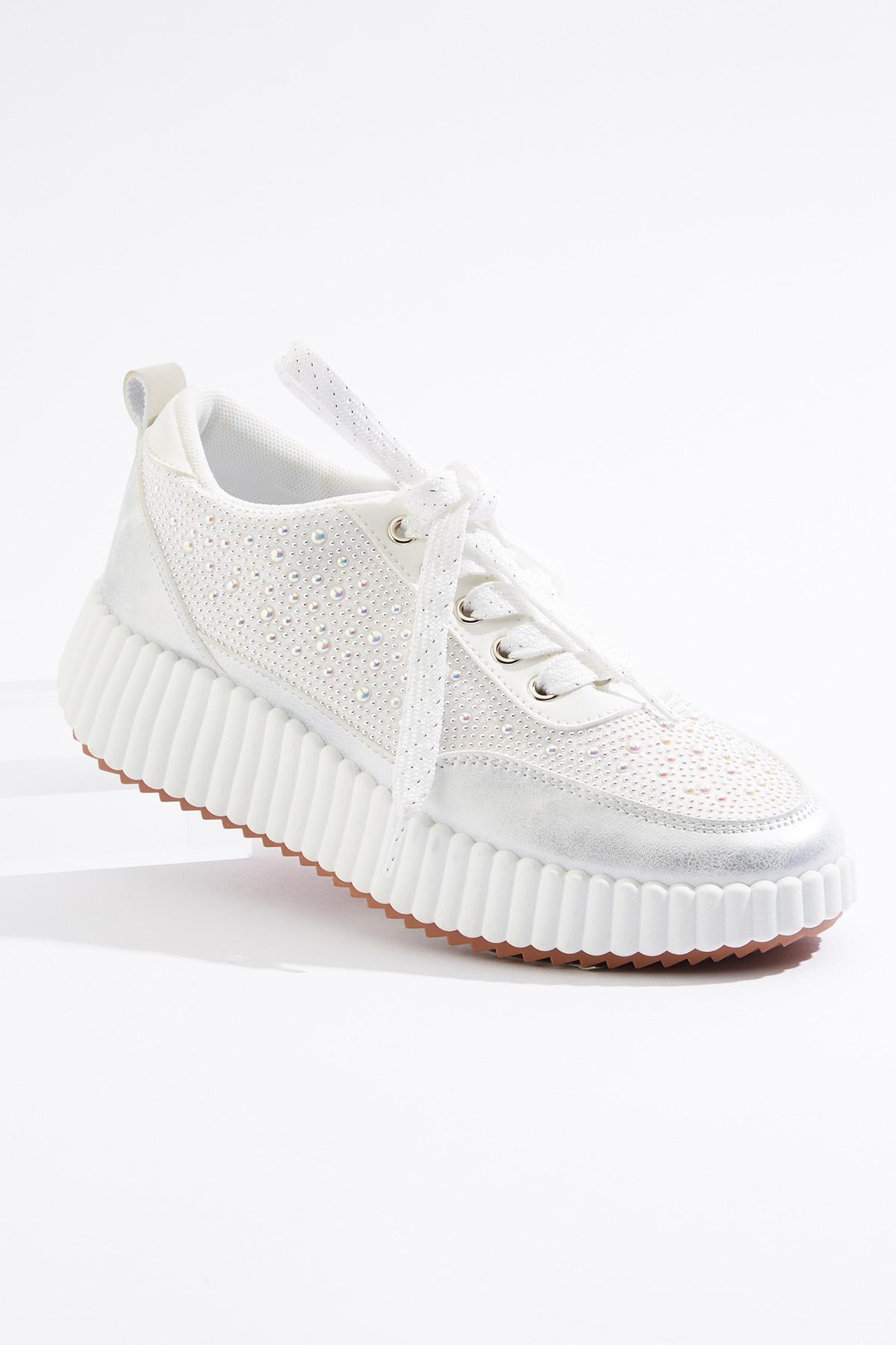 Cato Fashions | Cato Pearl Rib Bottom Sneakers Cato Fashions | Cato Pearl Rib Bottom Sneakers