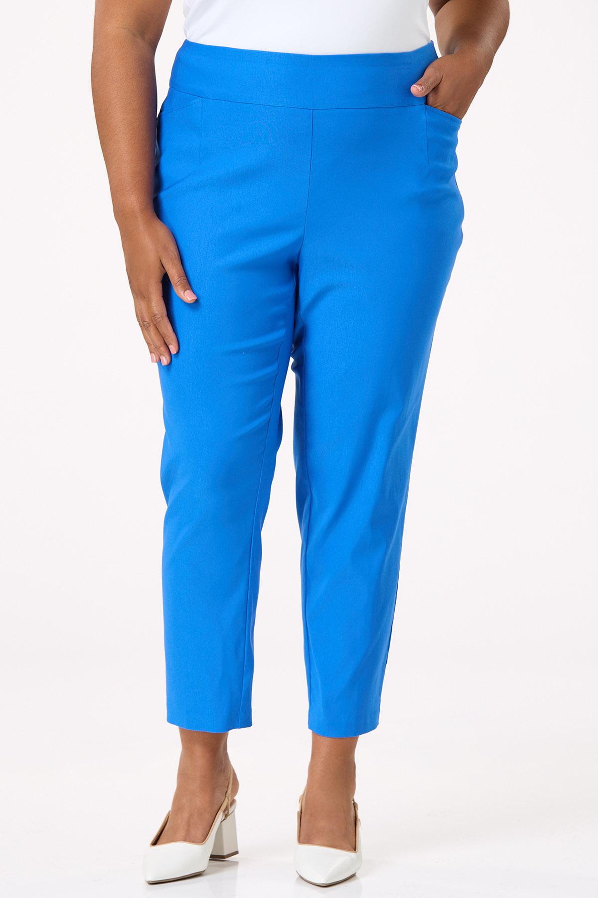  Cato Fashions | Cato Plus Size Solid Bengaline Ankle Pants