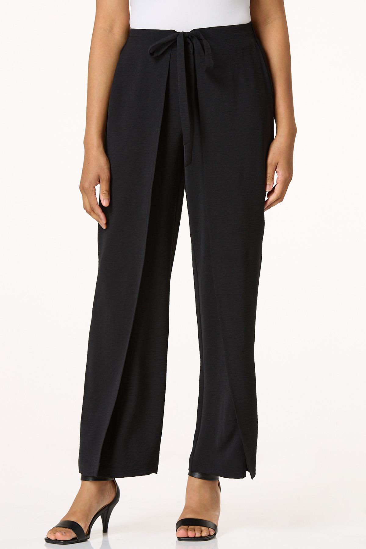 Cotton Wrap Skirt Wide Pants CY403 - Acubi style | LEWKIN