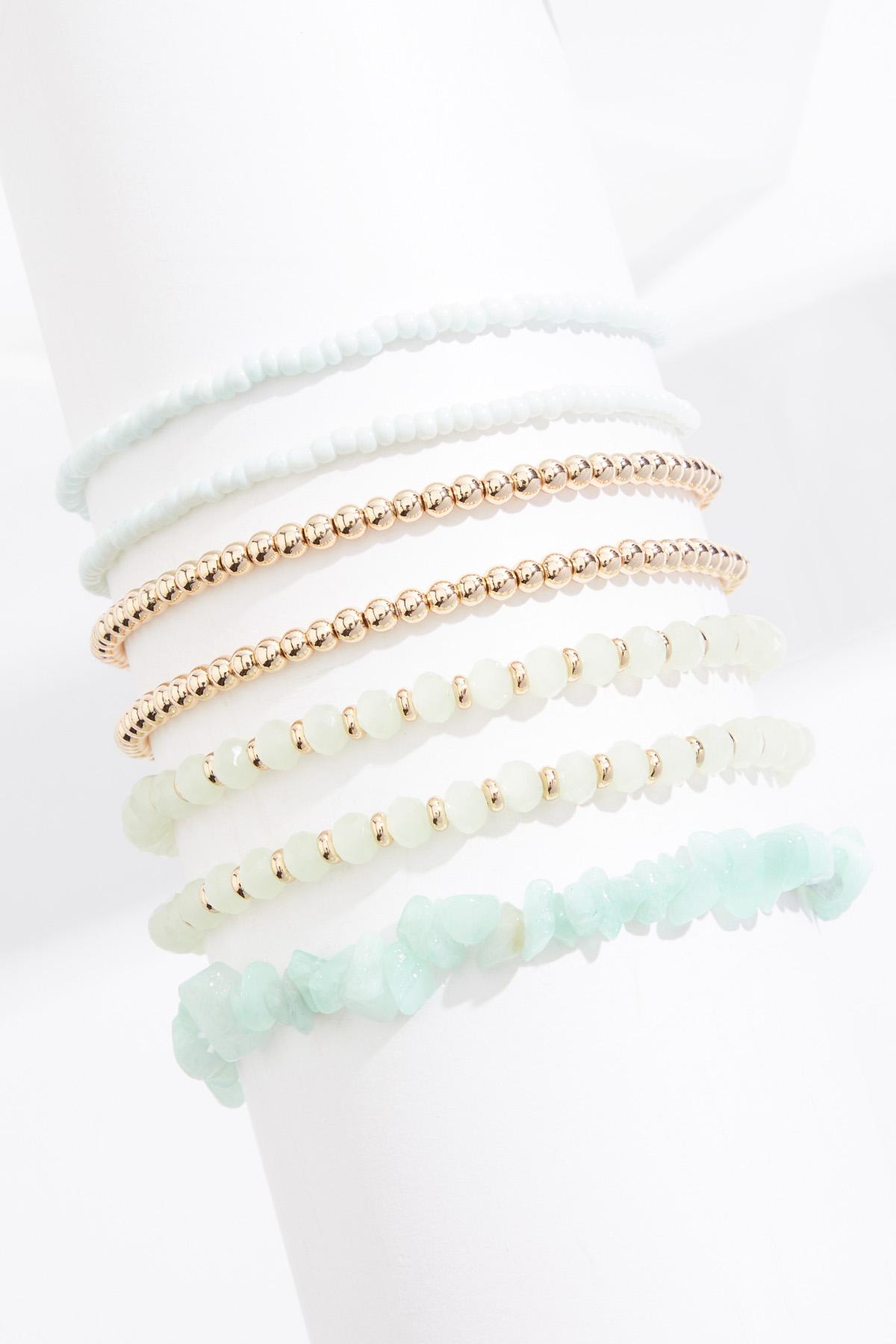  Cato Fashions | Cato Semi- Precious Glass Bracelet Set