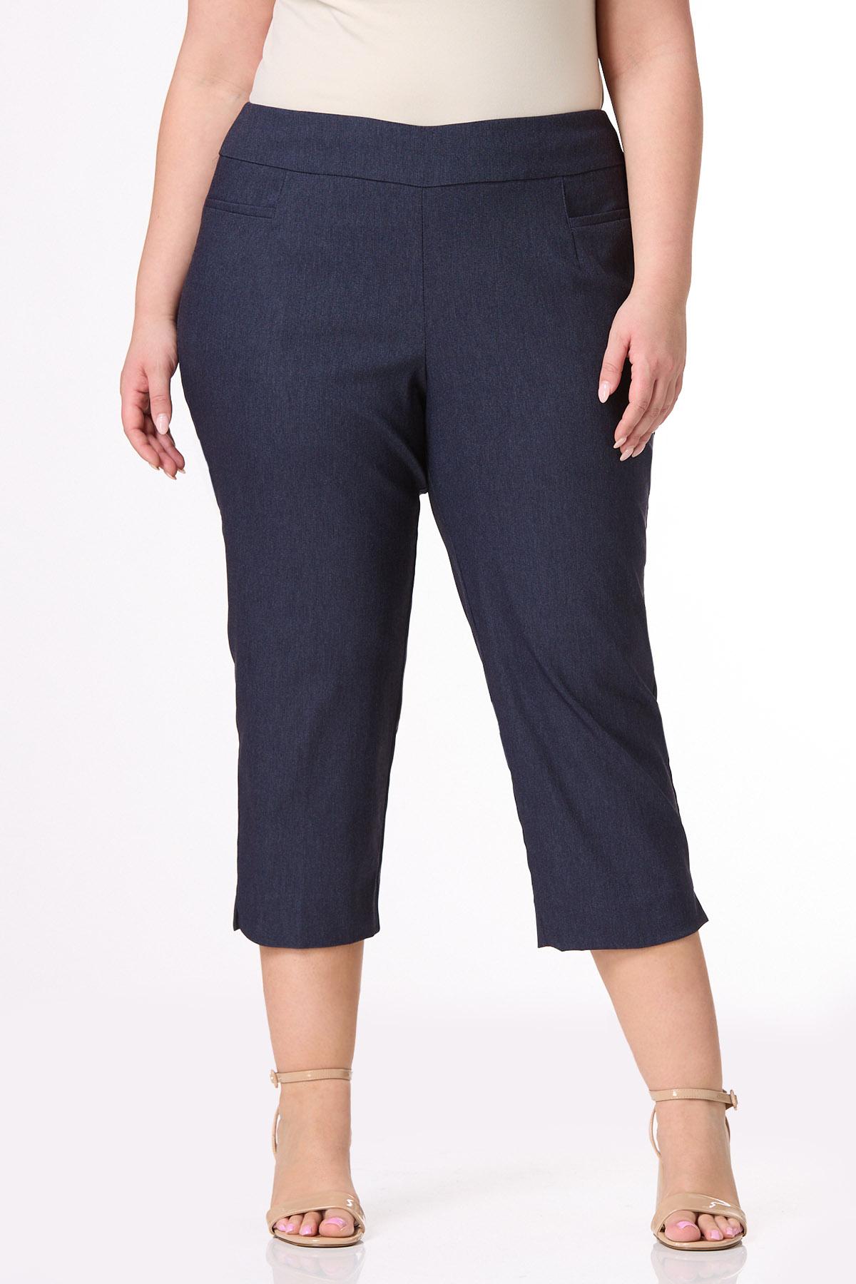 Cato Fashions | Cato Plus Size Cropped Dressy Denim Pants