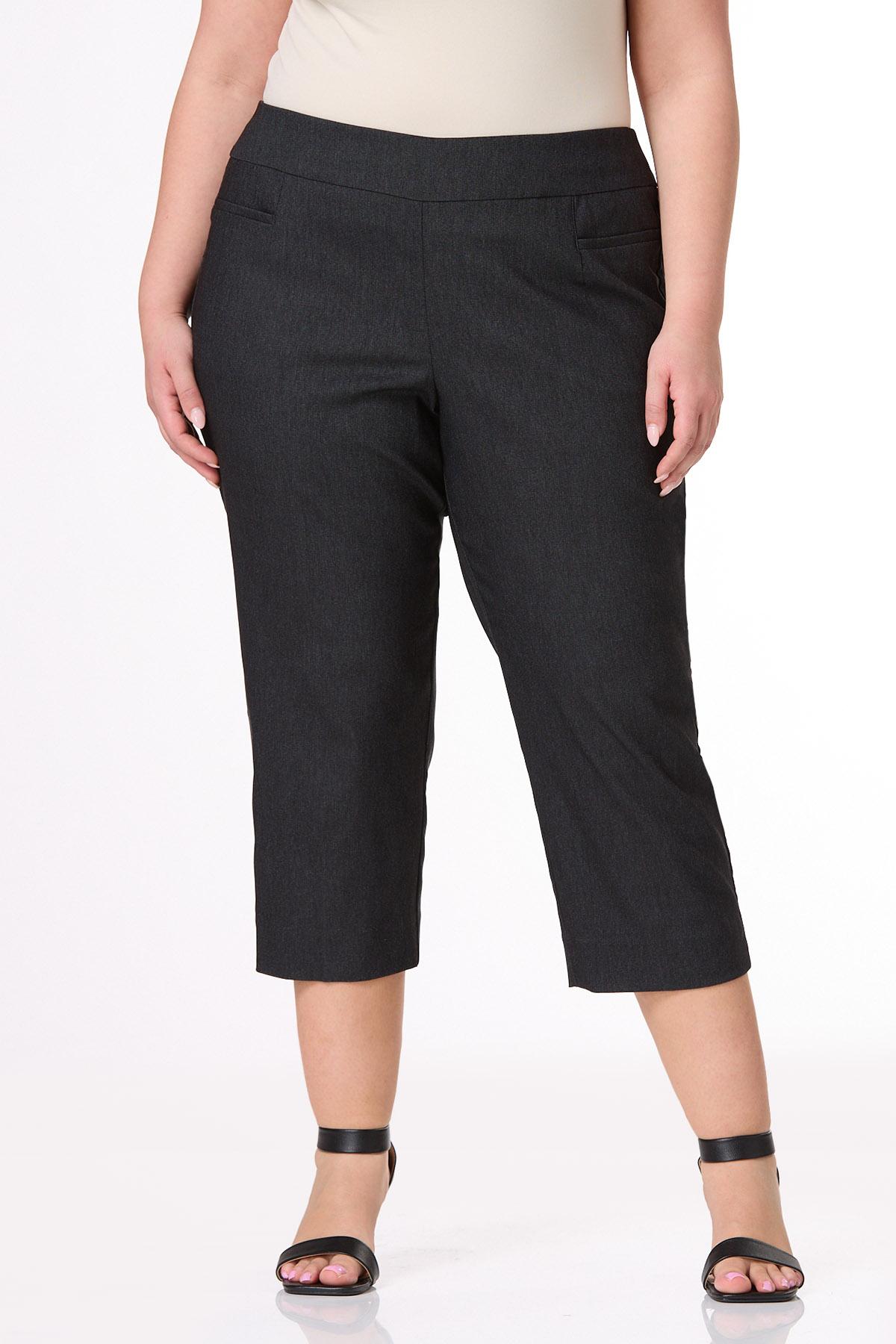 Cato Fashions | Cato Plus Size Cropped Dressy Denim Pants