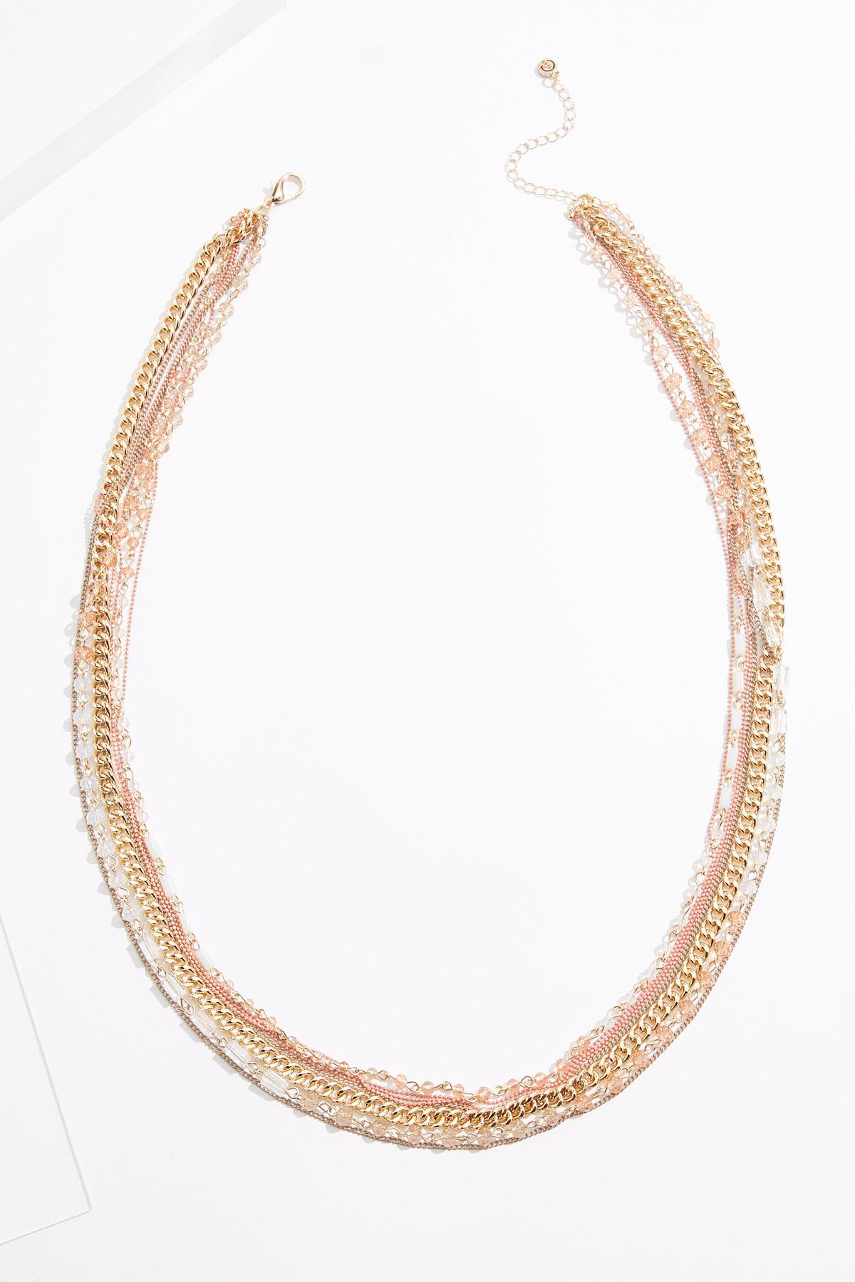  Cato Fashions | Cato Multi Chain Layered Long Necklace
