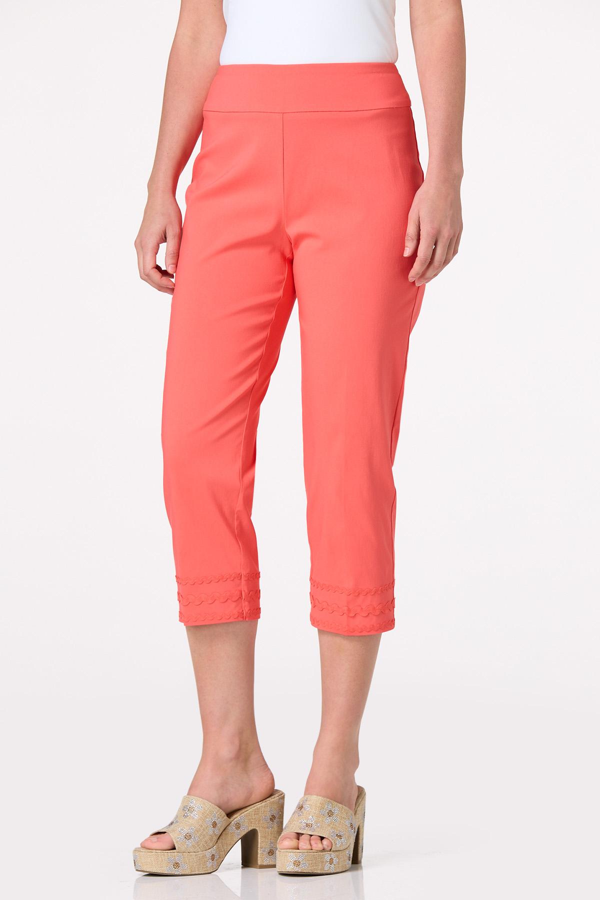 Cato Fashions | Cato Ric Rac Trim Cropped Pants