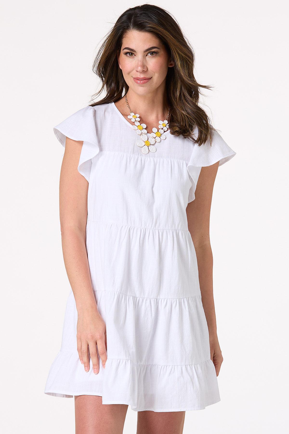  Cato Fashions | Cato Cotton Tiered Babydoll Dress