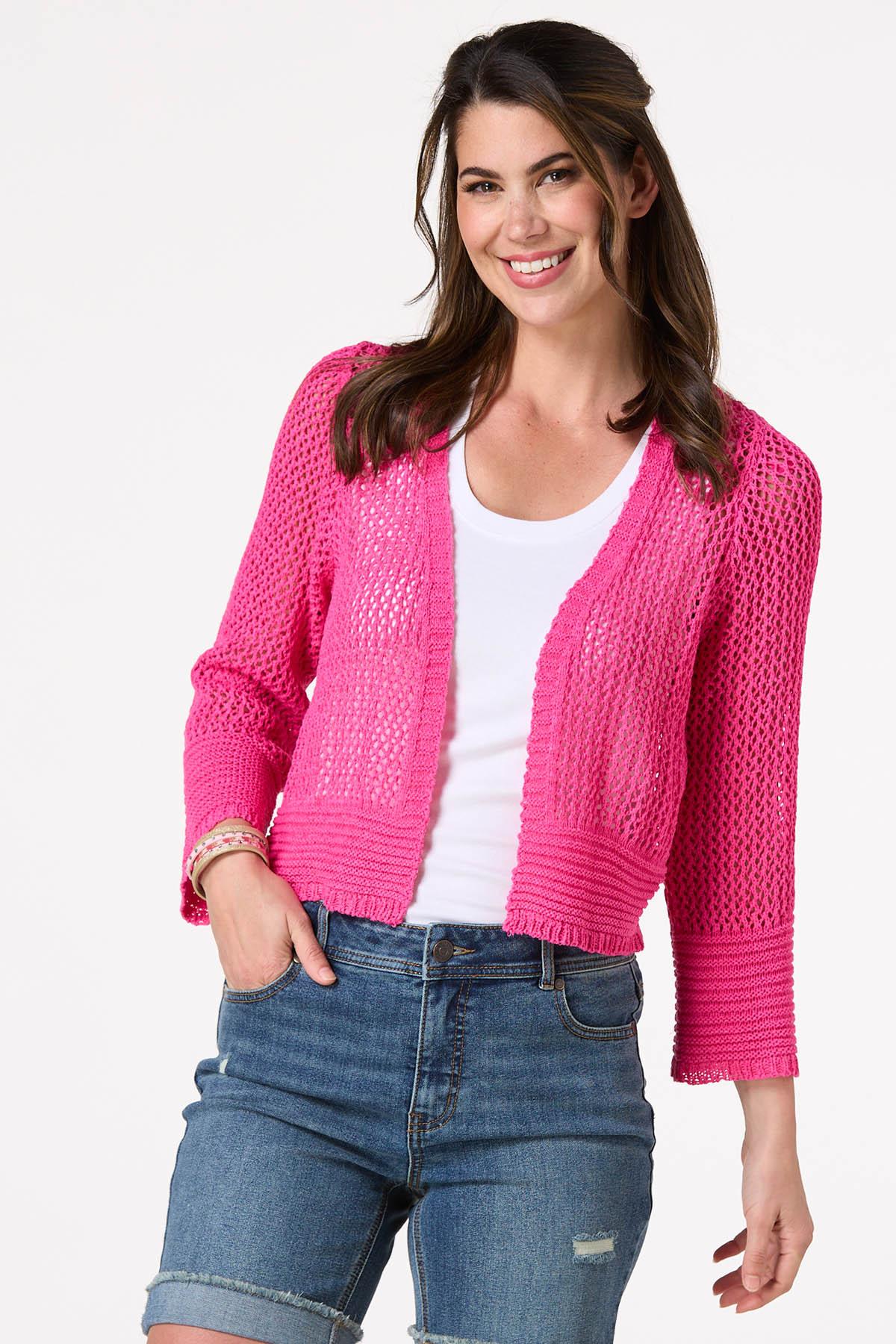 Cato Fashions | Cato Open Stitch Cardigan