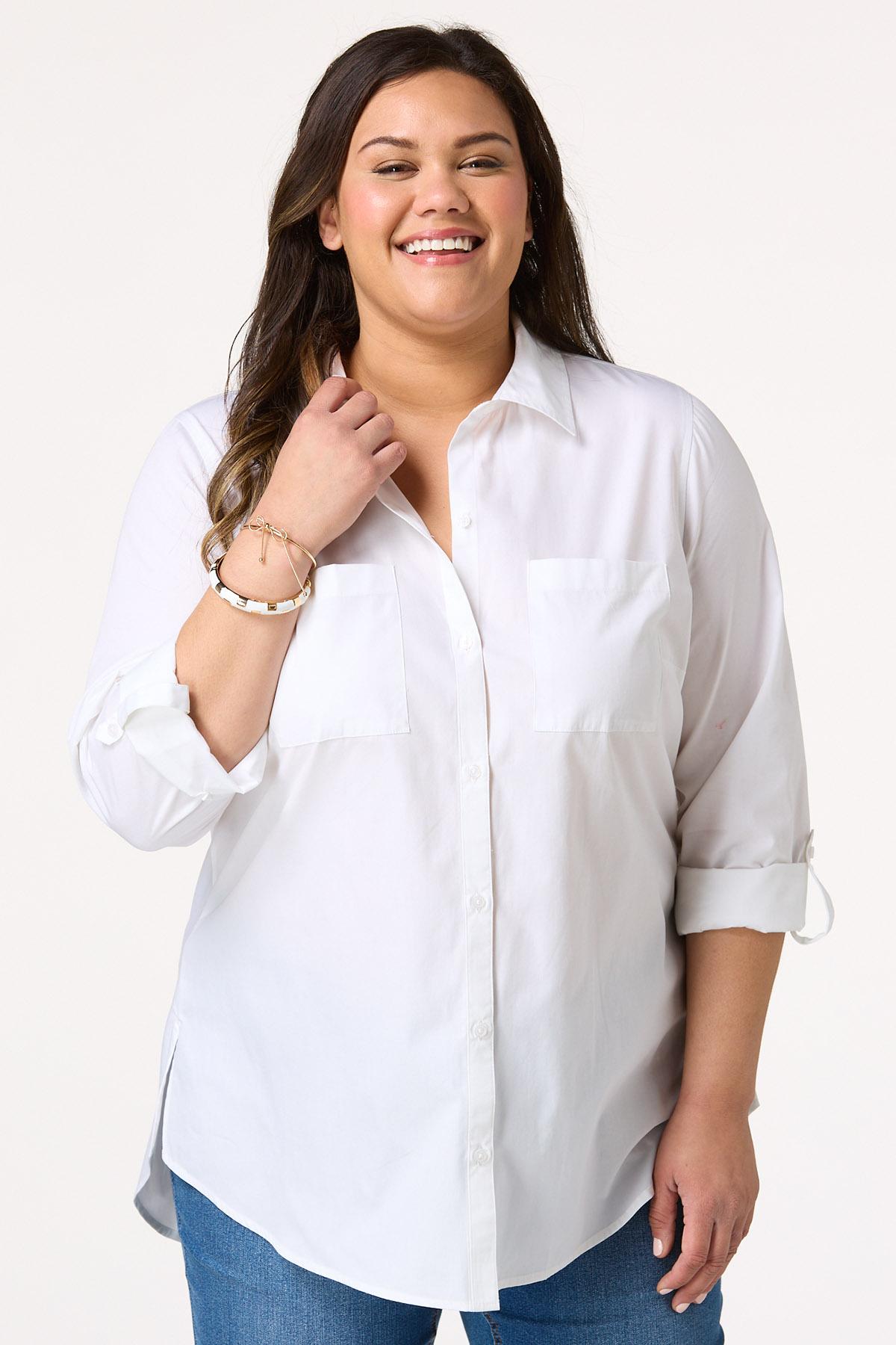 cato です Cato Fashions | Cato Plus Size Classic White Shirt