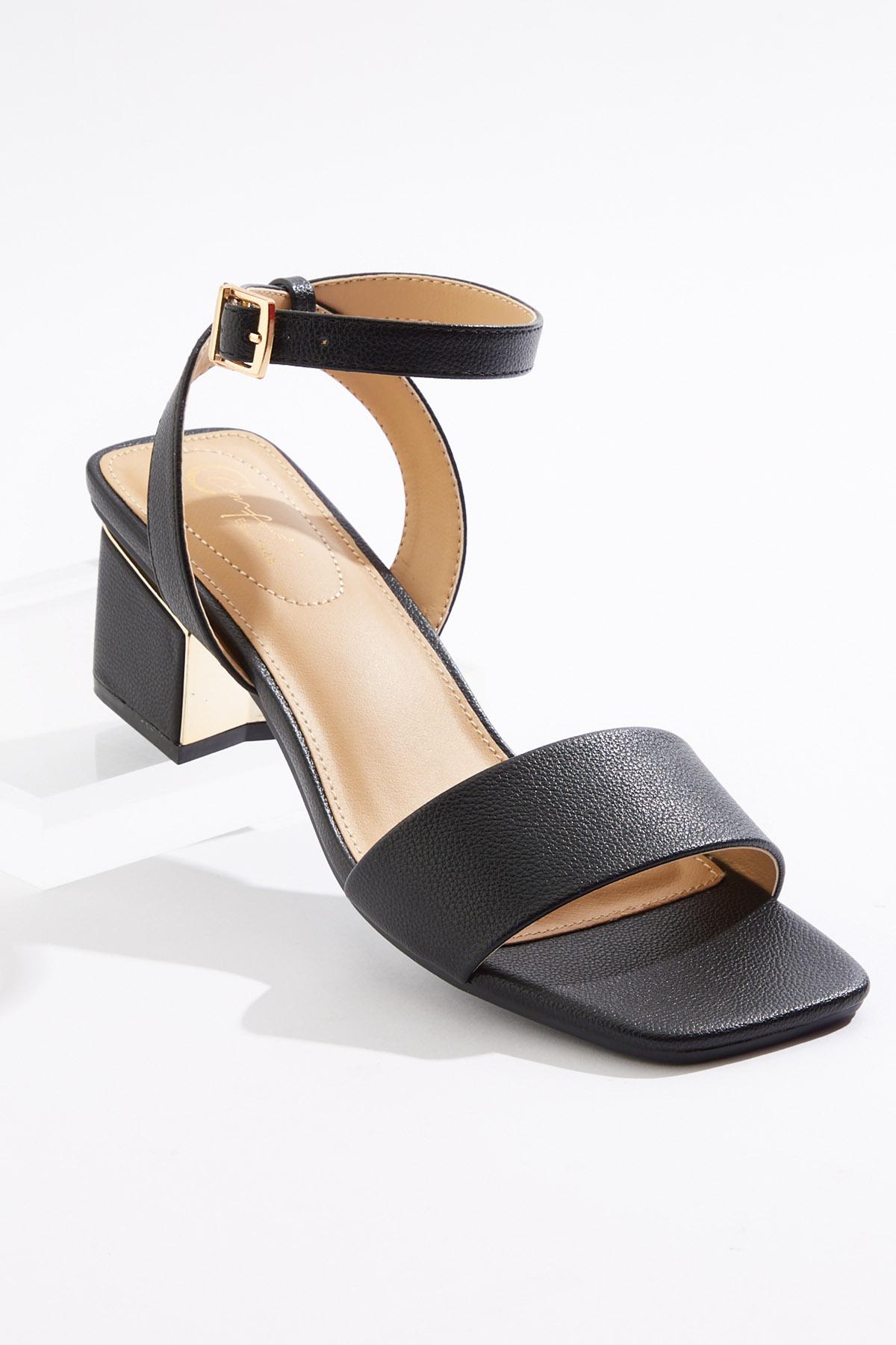  Cato Fashions | Cato Wide Width Ankle Strap Statement Heeled Sandals
