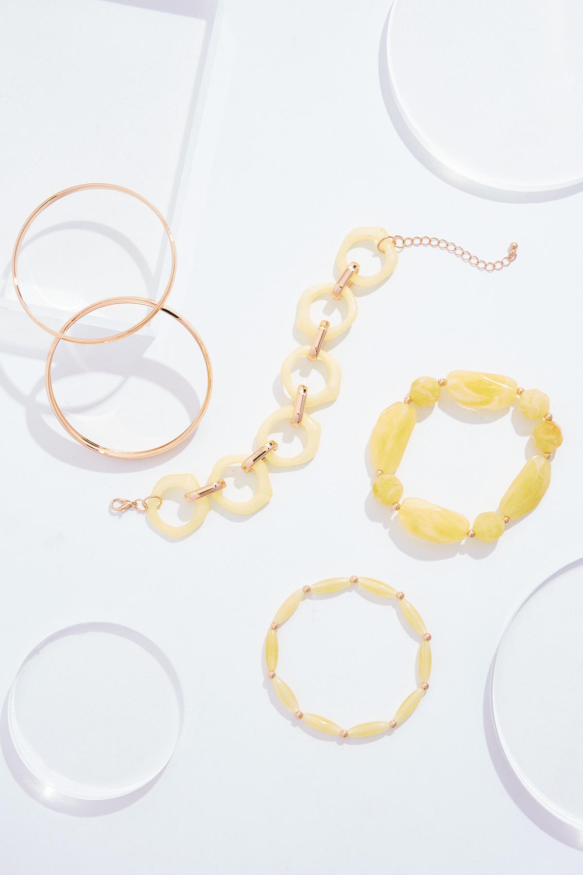  Cato Fashions | Cato Lucite Beaded Stretch Bracelet Set