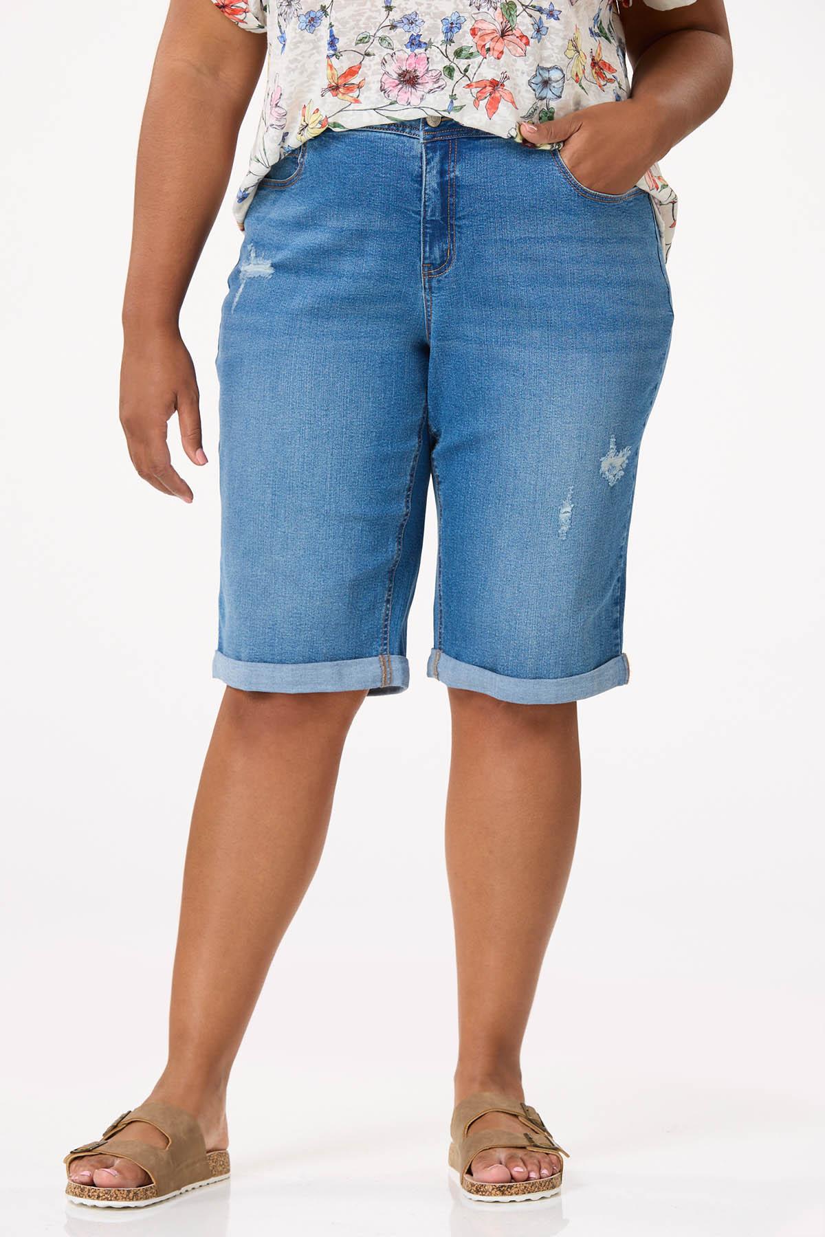 Distressed Shorts Plus Size Denim Shorts Womens Judy Blue