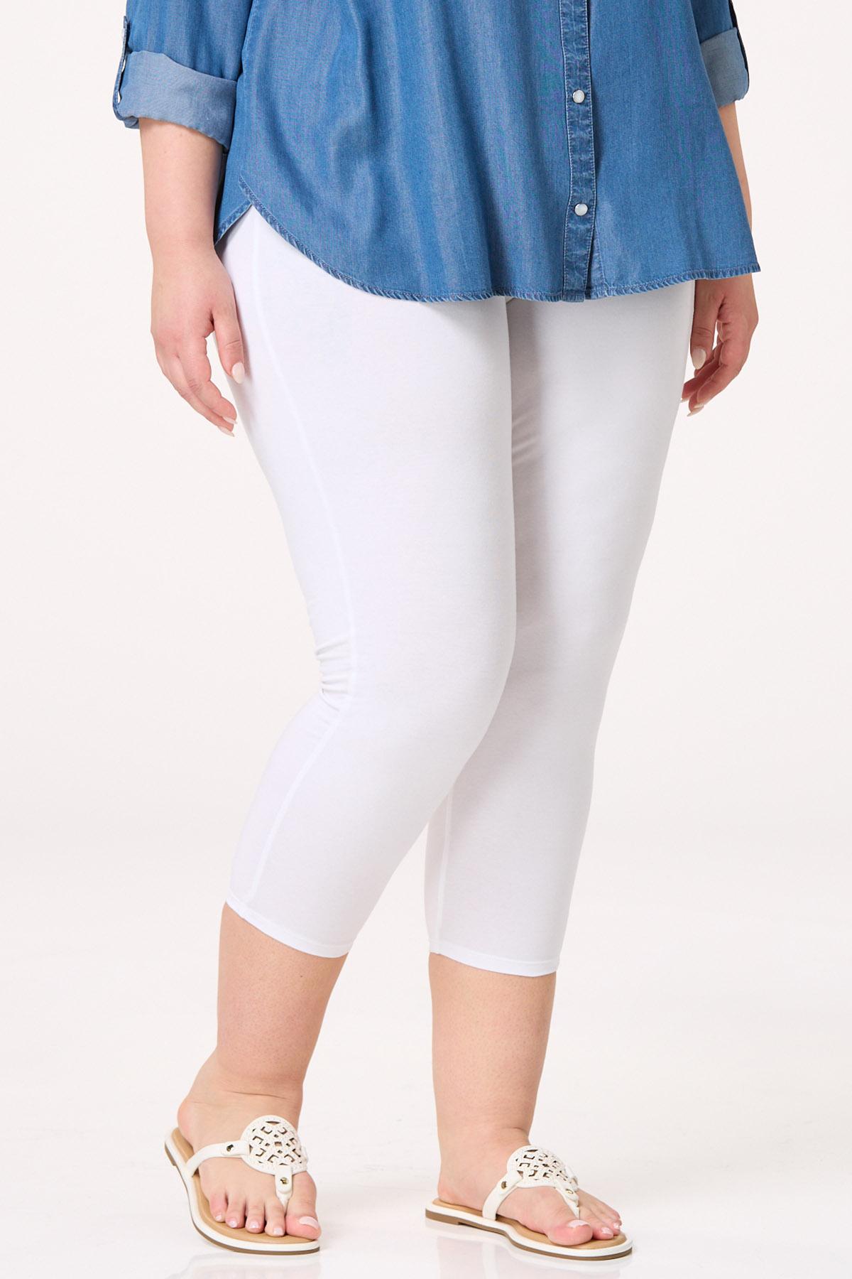Cato Fashions | Cato Plus Size Solid Capri Leggings