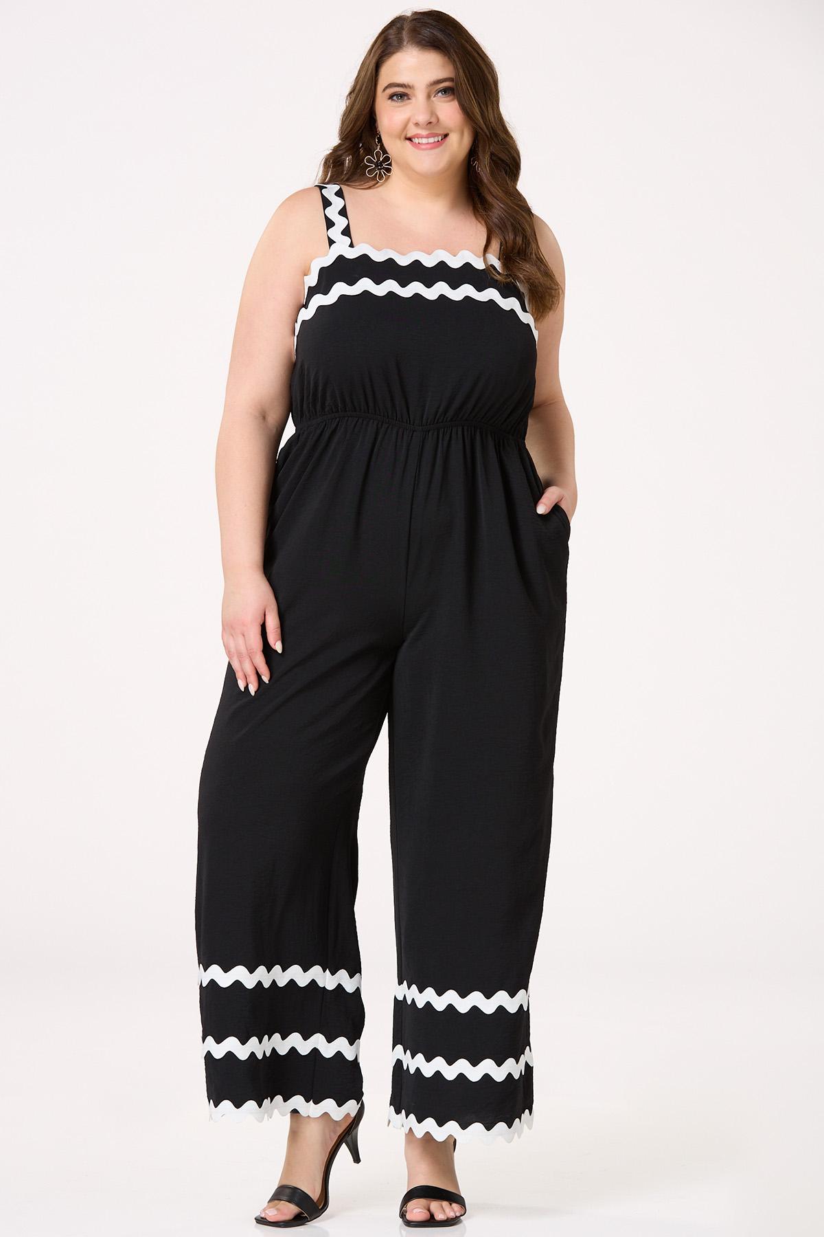  Cato Fashions | Cato Plus Size Ric Rac Jumpsuit