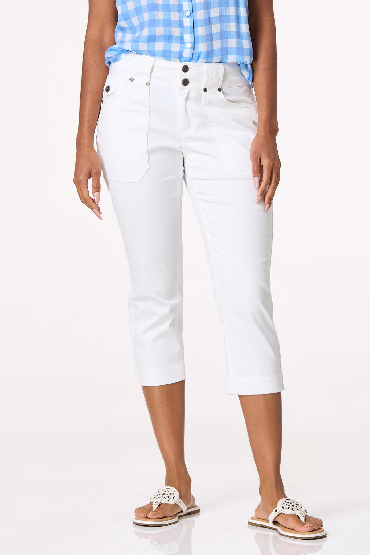  Cato Fashions | Cato Solid Utility Cropped Pants