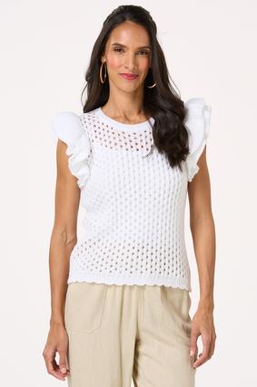  Cato Fashions | Cato Open Stitch Cardigan