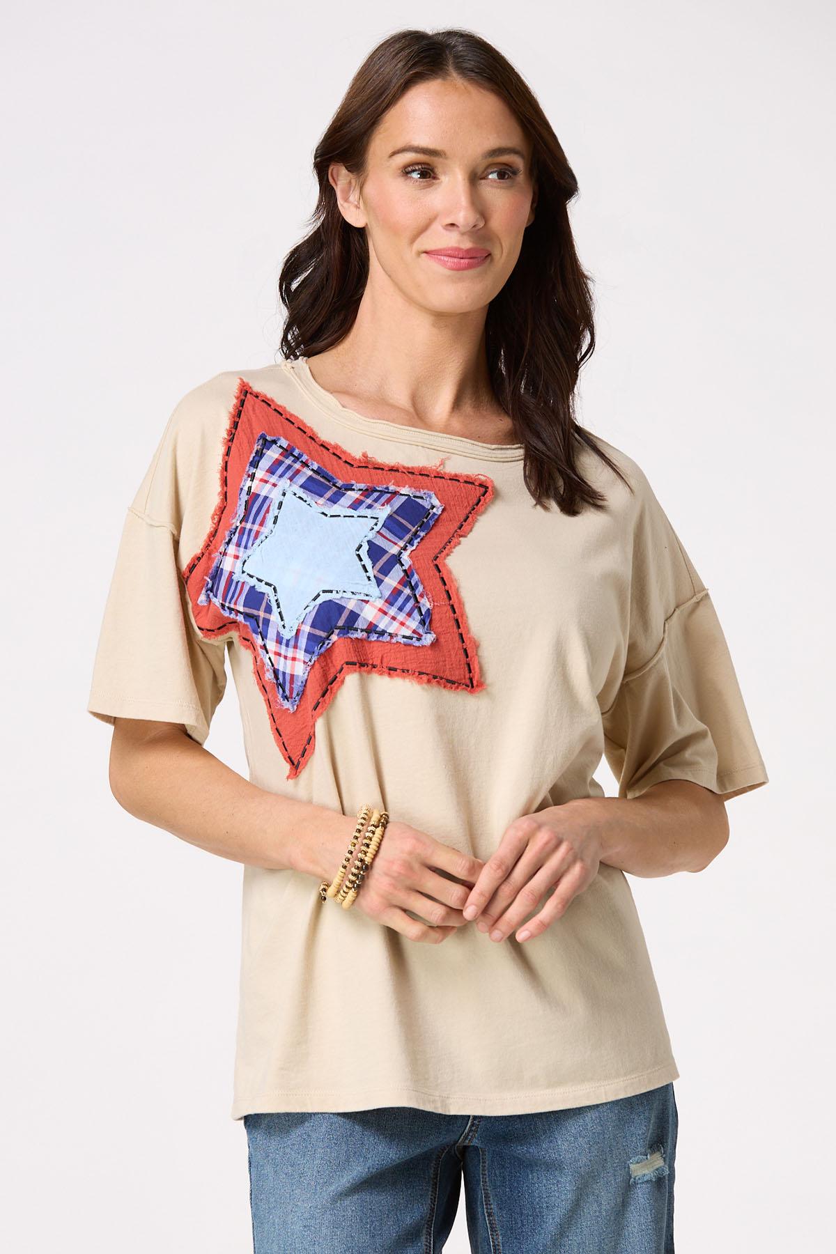 ❉kota❉ Cato Fashions | Cato American Star Embellished Top