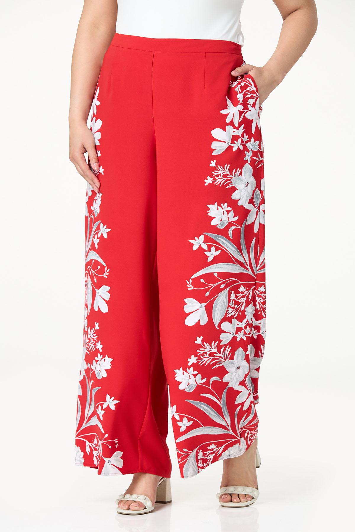 Cato Fashions | Cato Plus Size Garden Floral Panel Pants