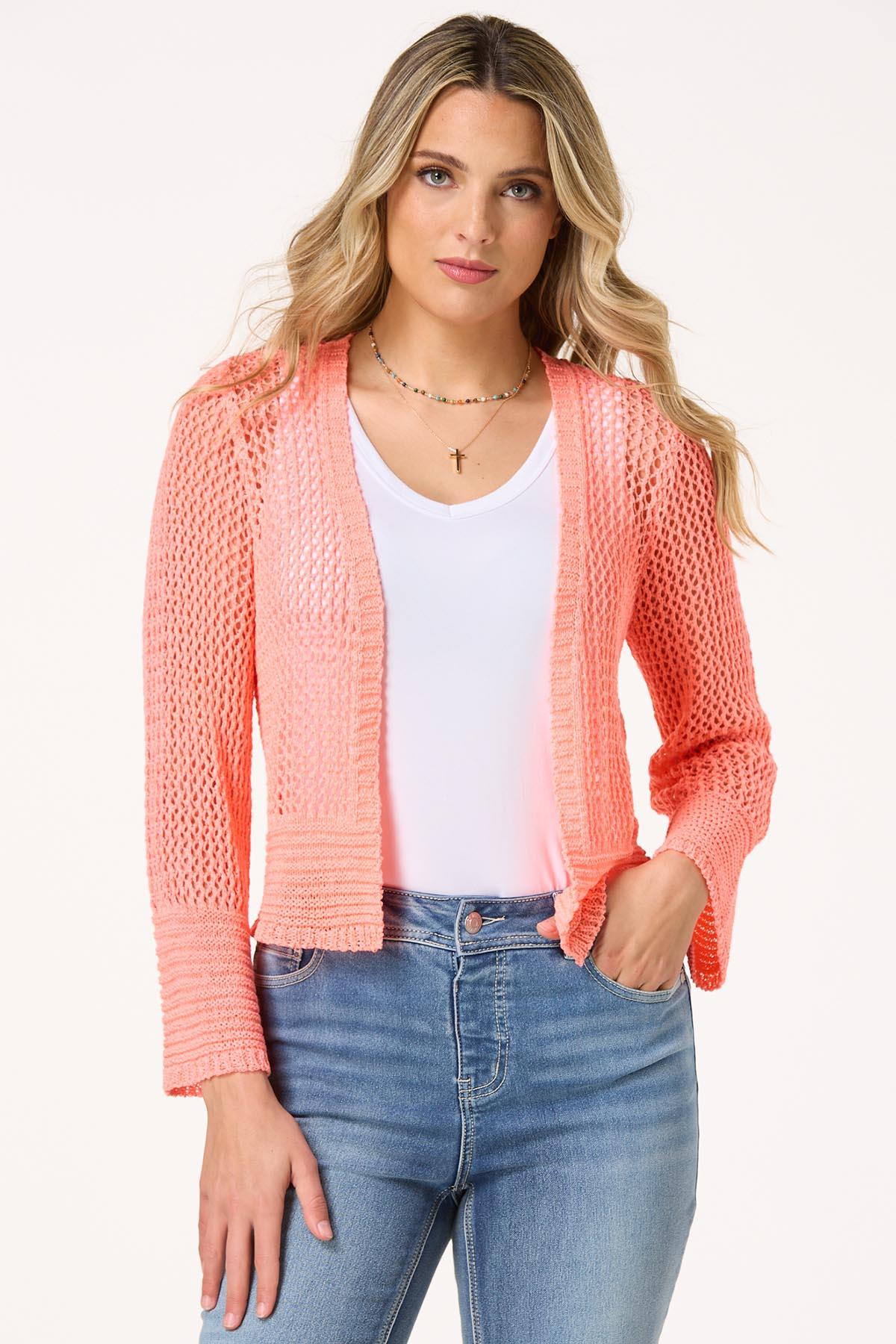  Cato Fashions | Cato Open Stitch Cardigan