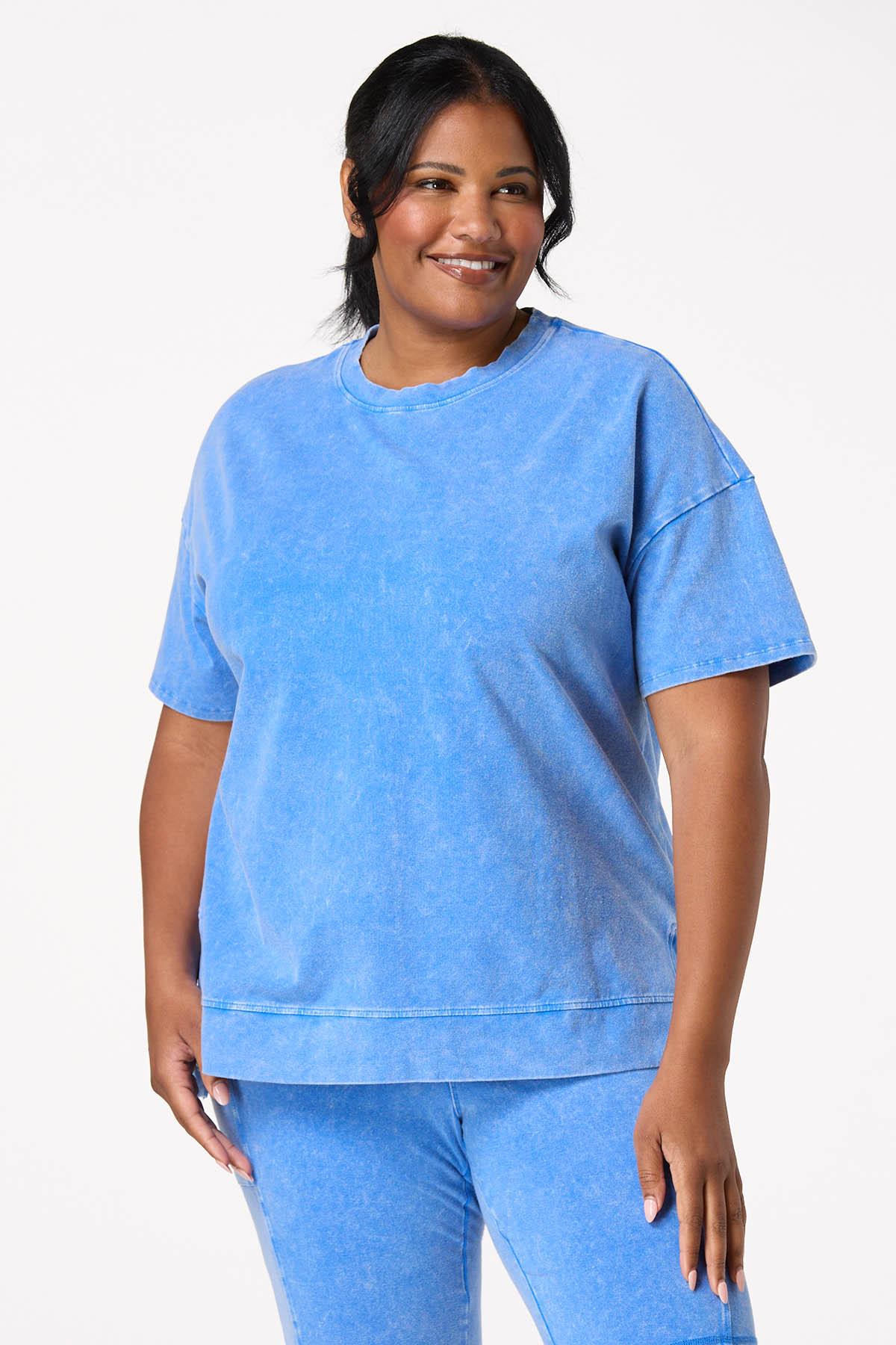 cato です Cato Fashions | Cato Plus Size Faded Wash Jersey Tunic
