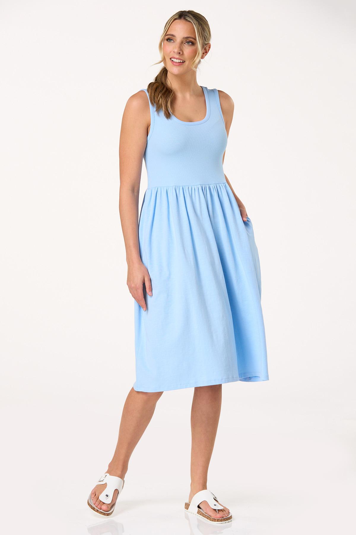  Cato Fashions | Cato Mix Solid Ribbed Dress