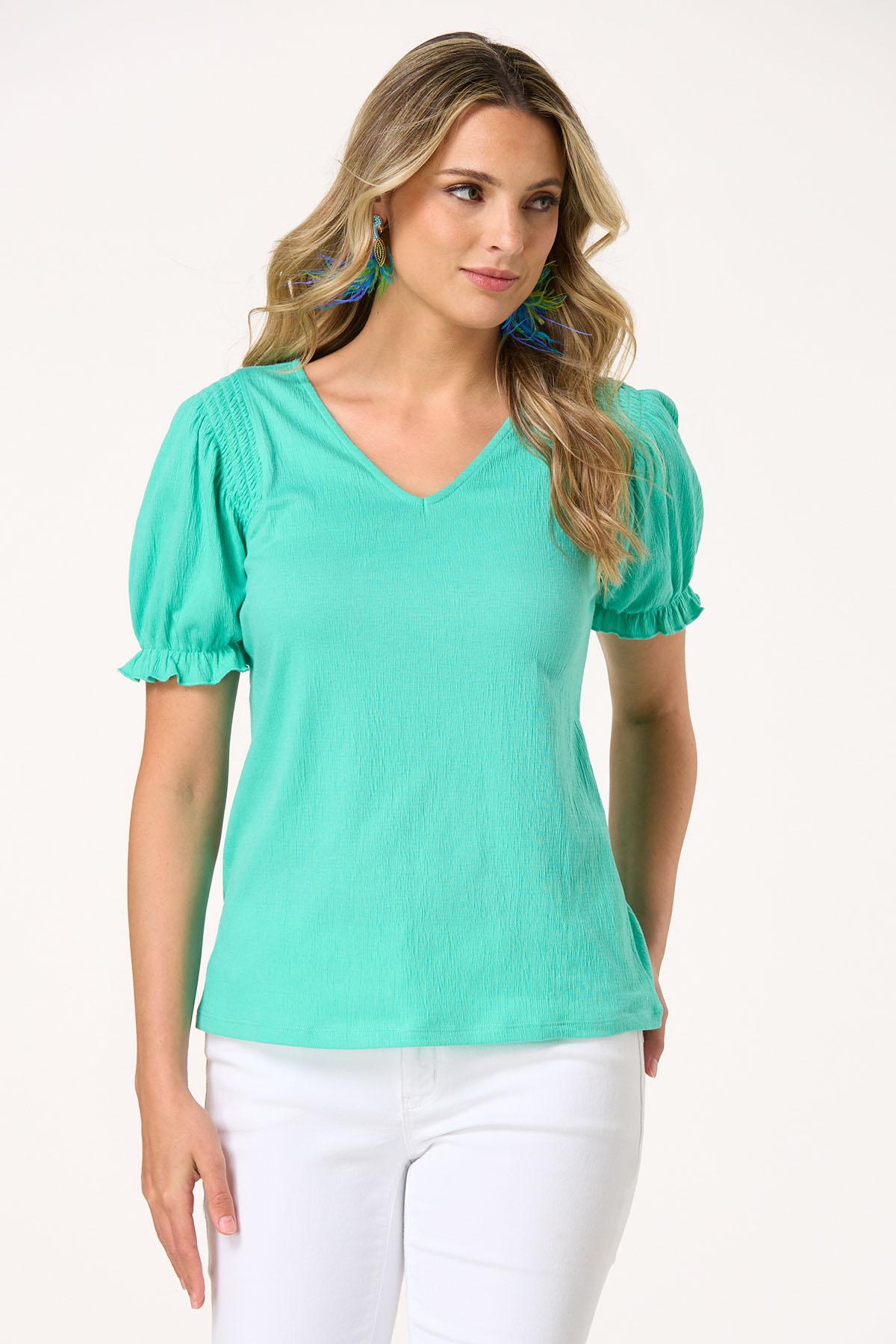  Cato Fashions | Cato Smocked Shoulder Top