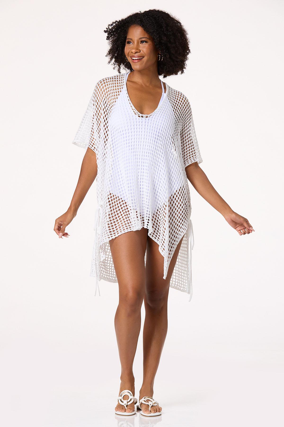 ジャケット・アウター L'Appartement GOOD GRIEF Fringe Poncho Cato Fashions | Cato Open Weave Fringe Poncho