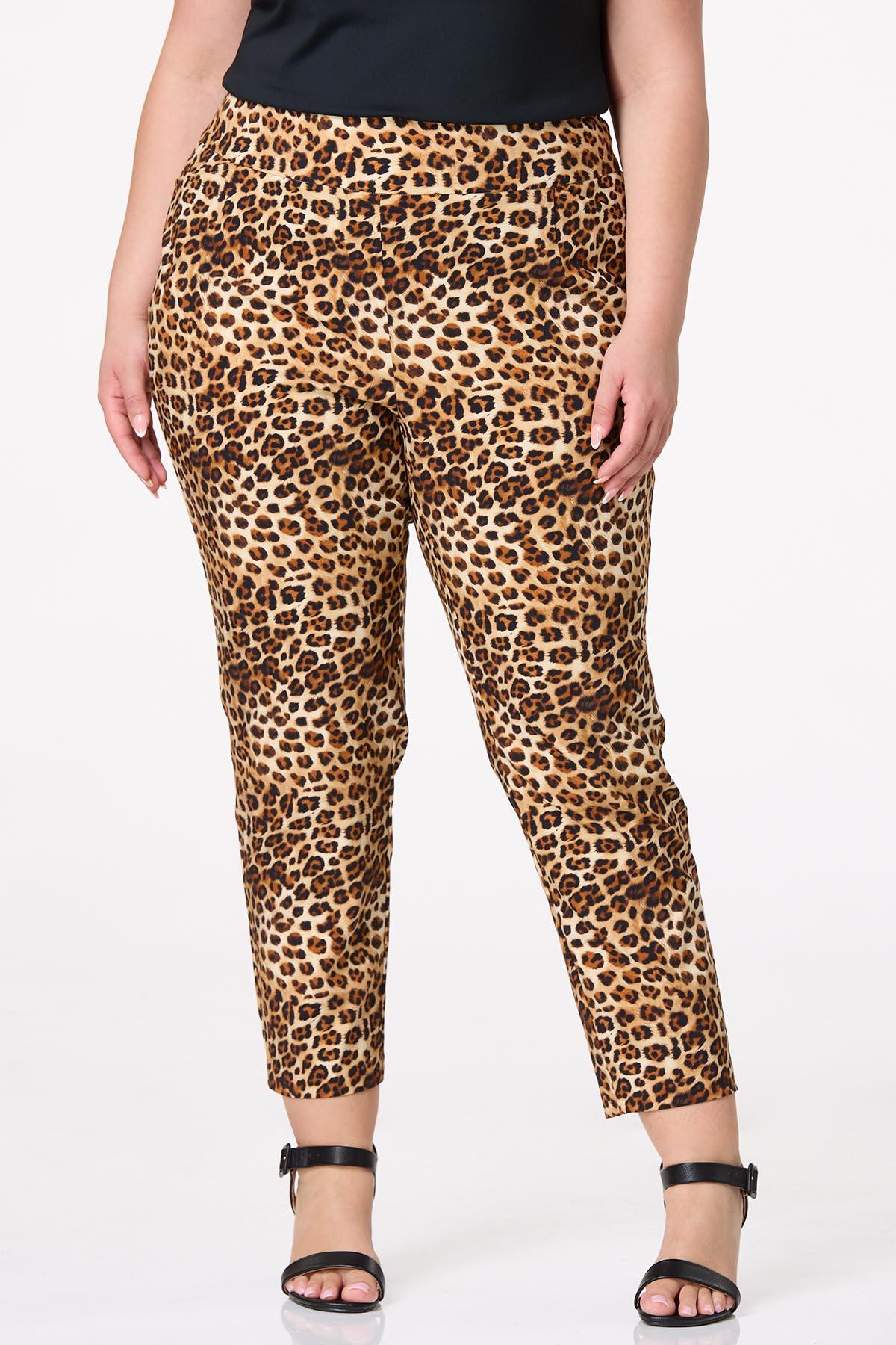  Cato Fashions | Cato Plus Size Leopard Bengaline Pants