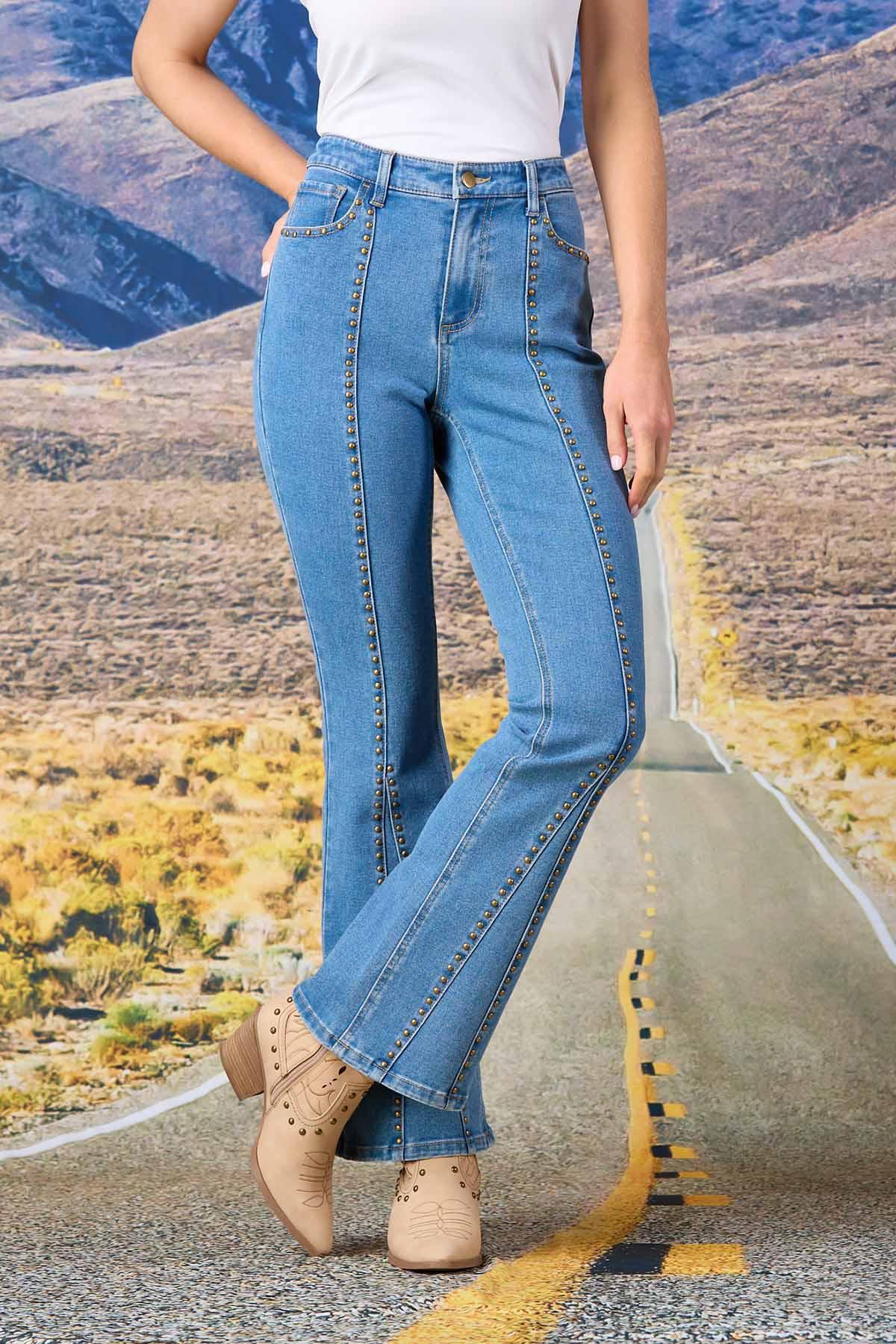 Wide Leg Jeans for Women | Cato Fashions