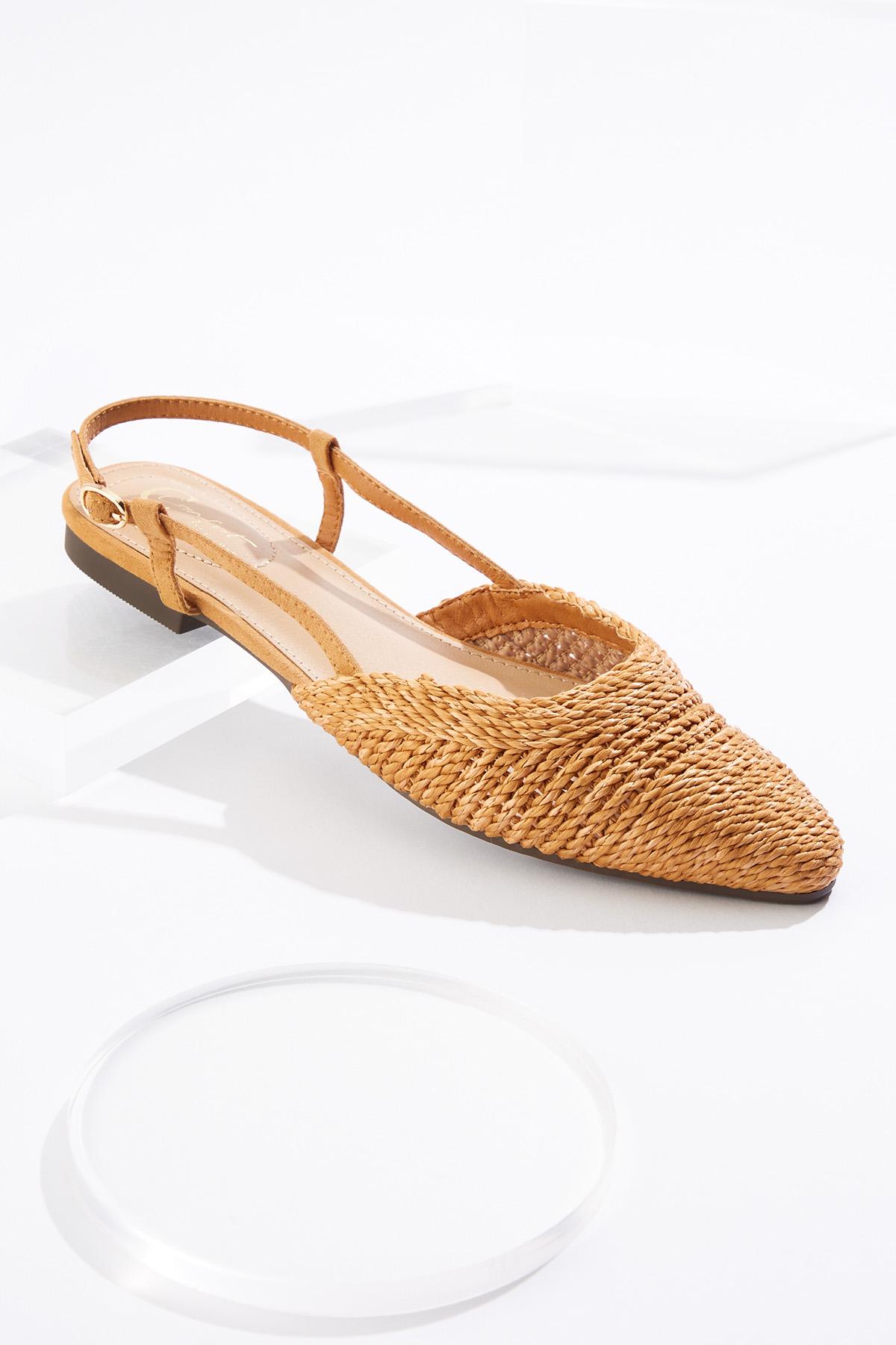  Cato Fashions | Cato Raffia Slingback Flats