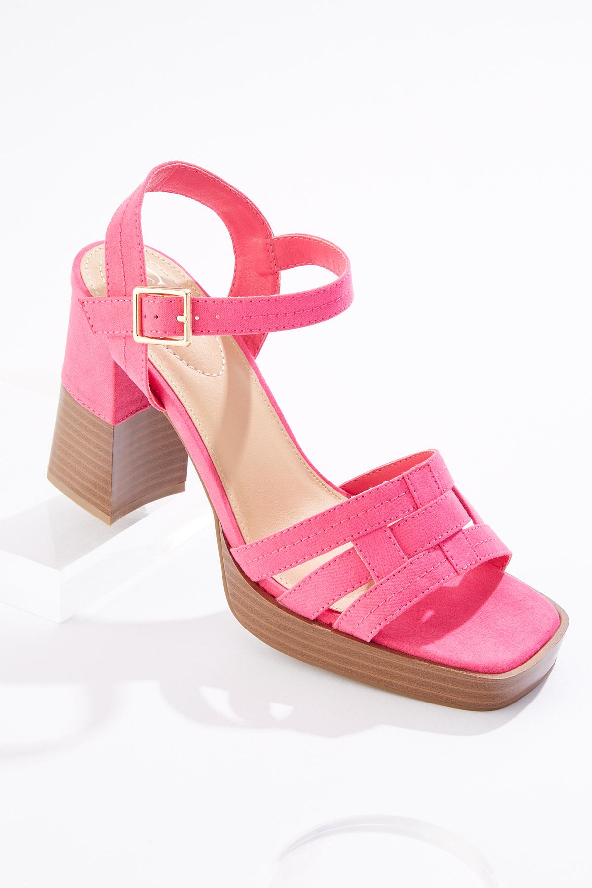  Cato Fashions | Cato Pink Platform Sandals