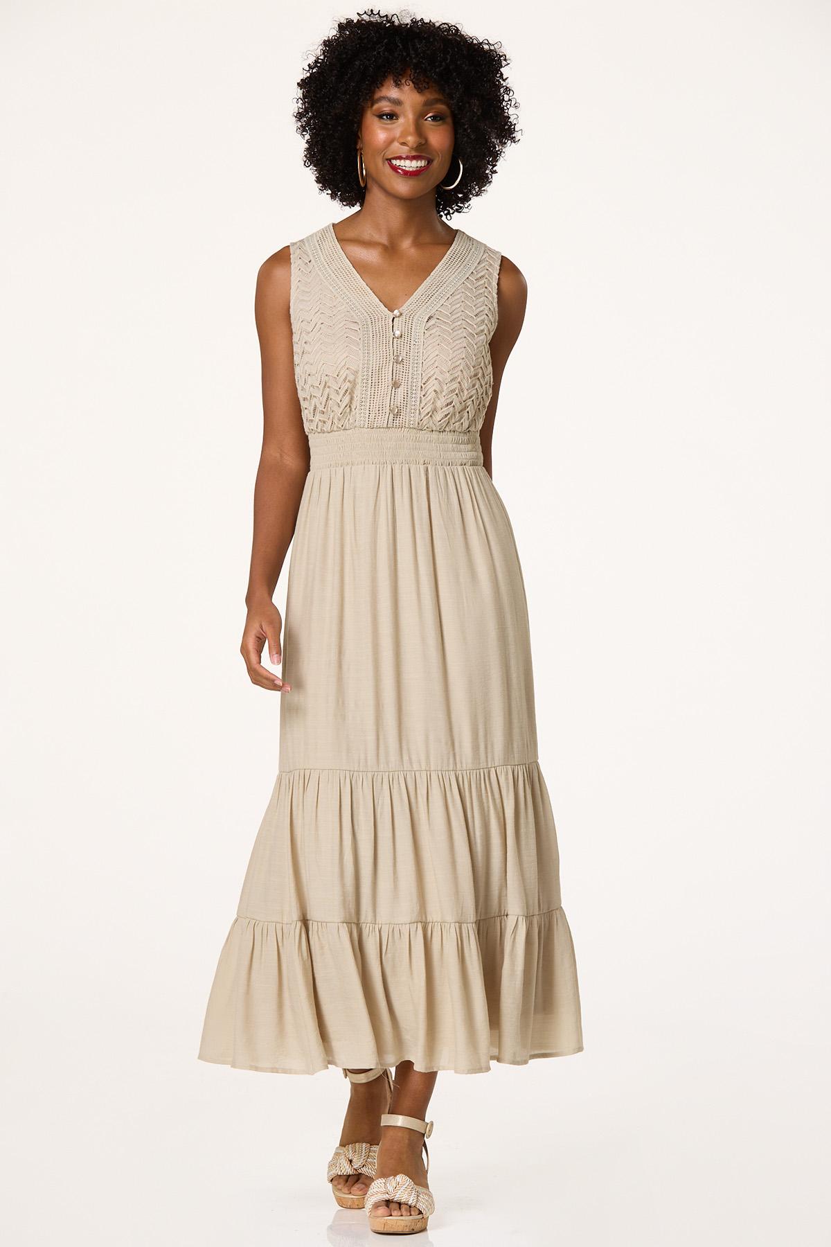  Cato Fashions | Cato Crochet Bodice Maxi Dress