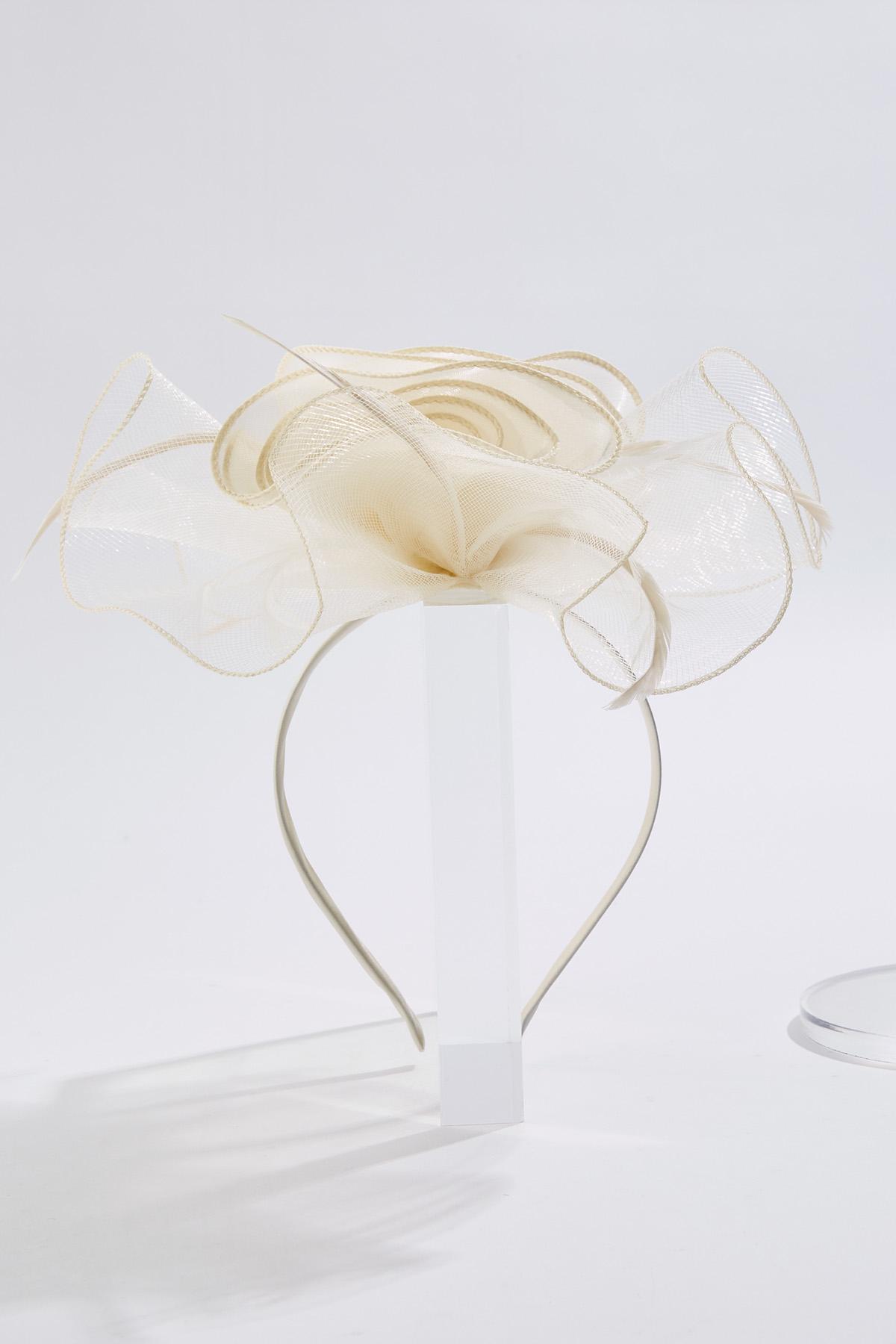 Cato Fashions | Cato Shimmer Organza Rosette Fascinator
