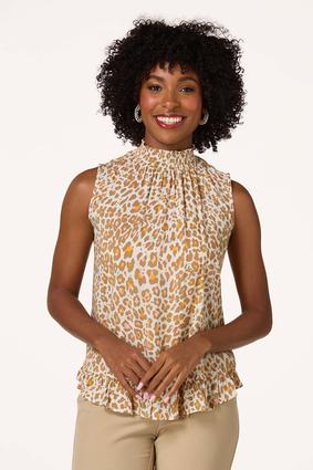  Cato Fashions | Cato Black White Bow Knit Tank