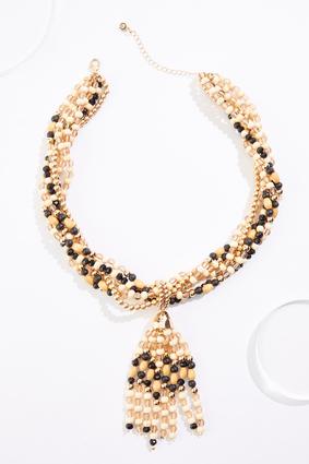  Cato Fashions | Cato Glass Tear Chain Layered Necklace