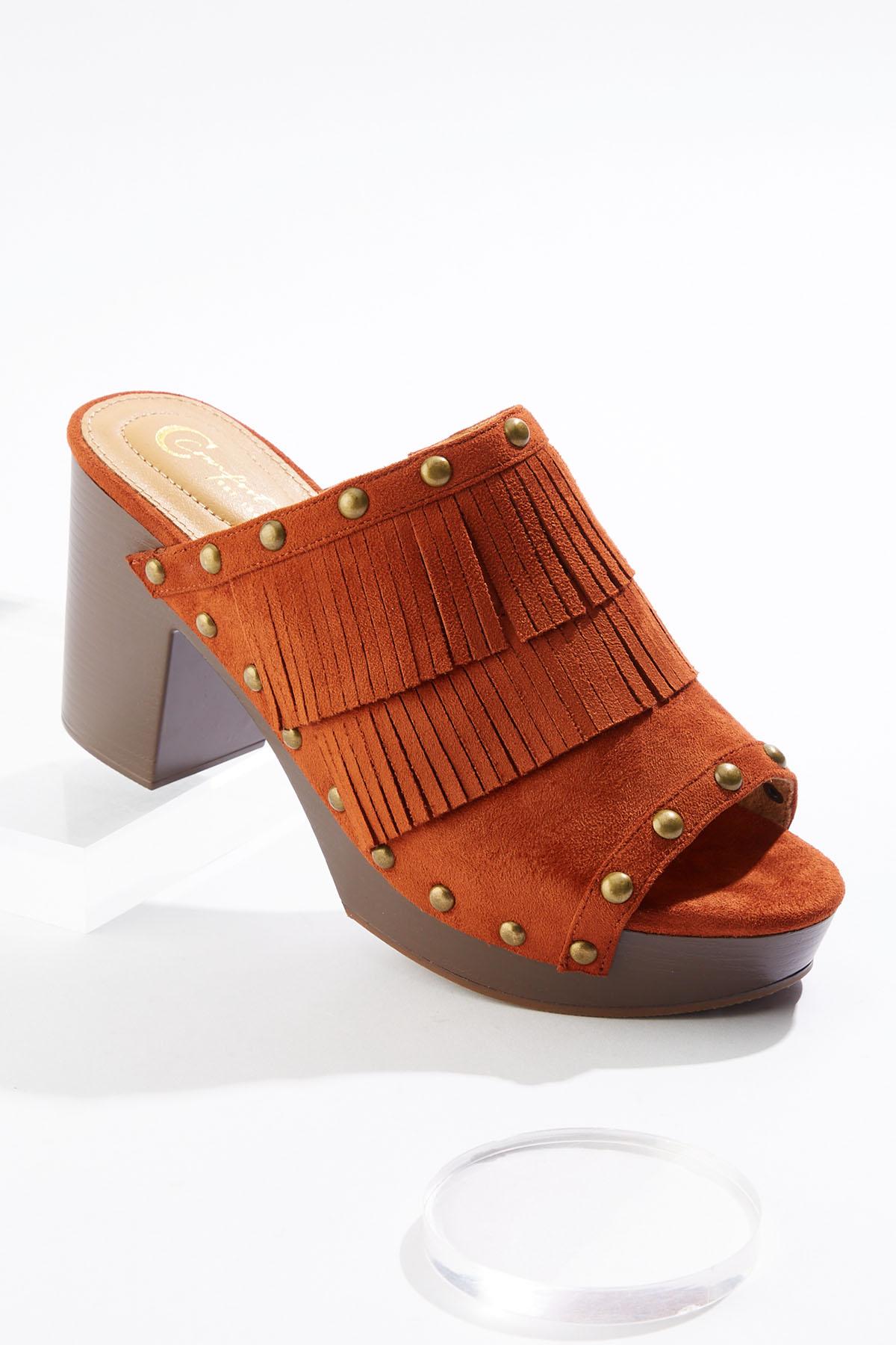 Cato Fashions | Cato Fringe Vamp Platform Heels