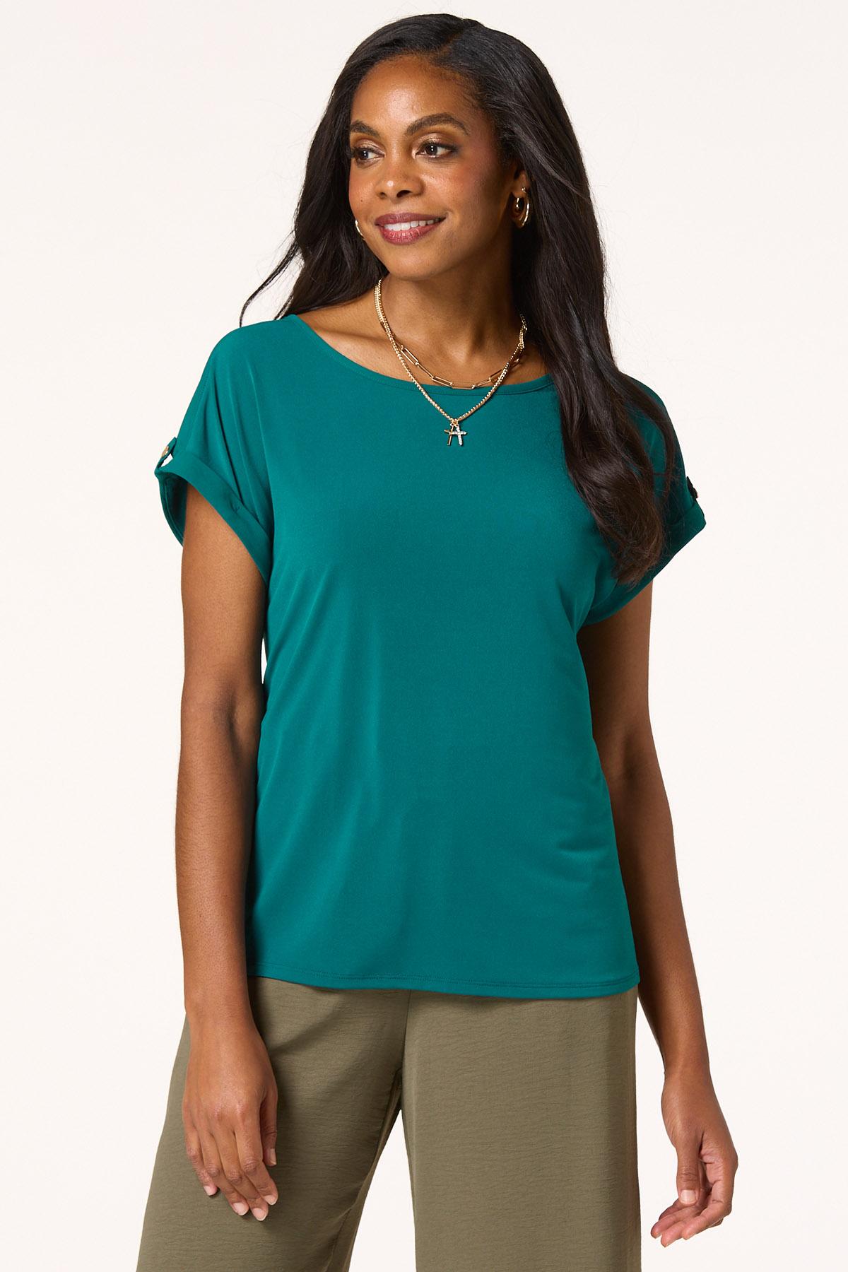  Cato Fashions | Cato Chiffon Back Dolman Sleeve Top