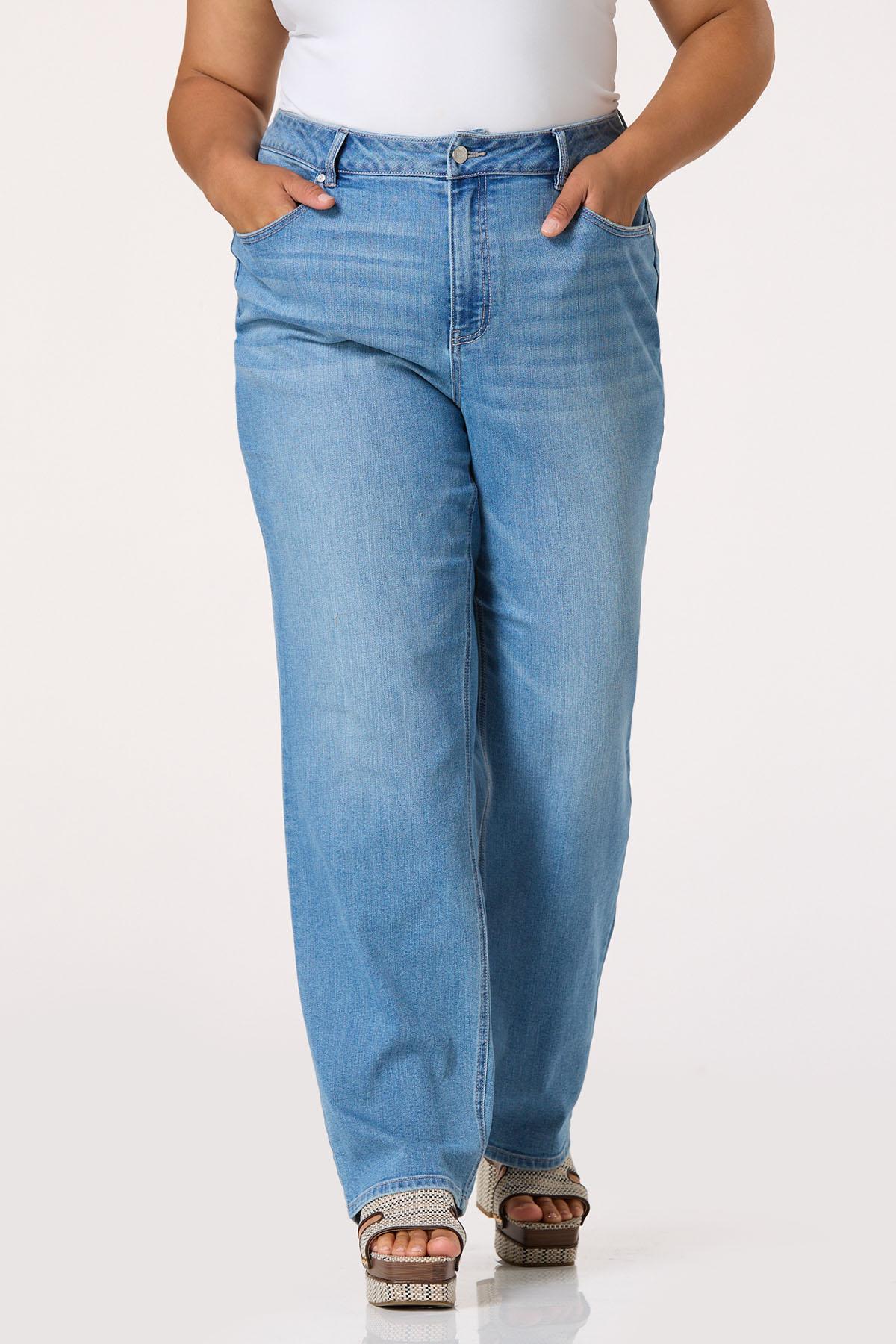 Cato Fashions Cato Plus Size High Rise Straight Leg Jeans
