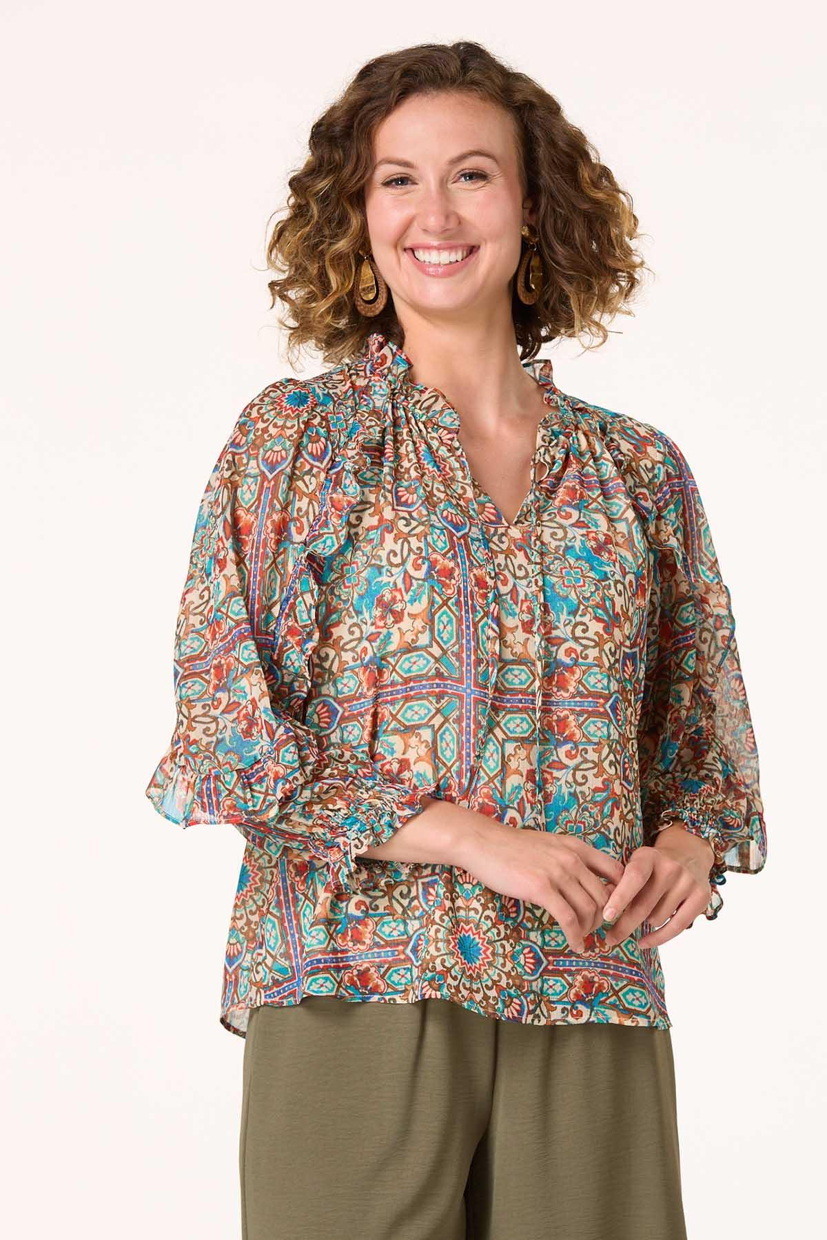  Cato Fashions | Cato Eyelet Inset Hooded Sweatshirt