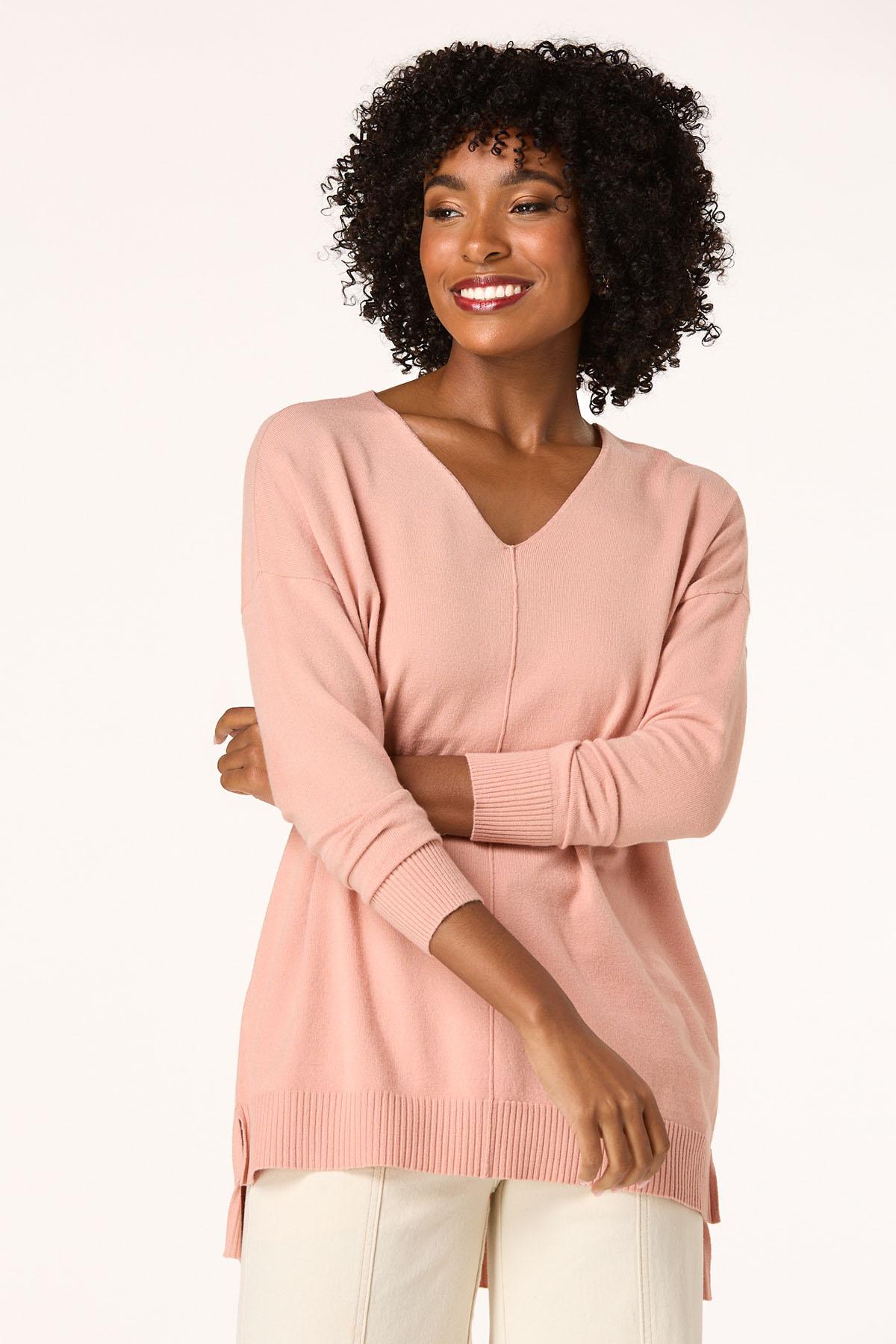  Cato Fashions | Cato Seamed V- Neck Sweater