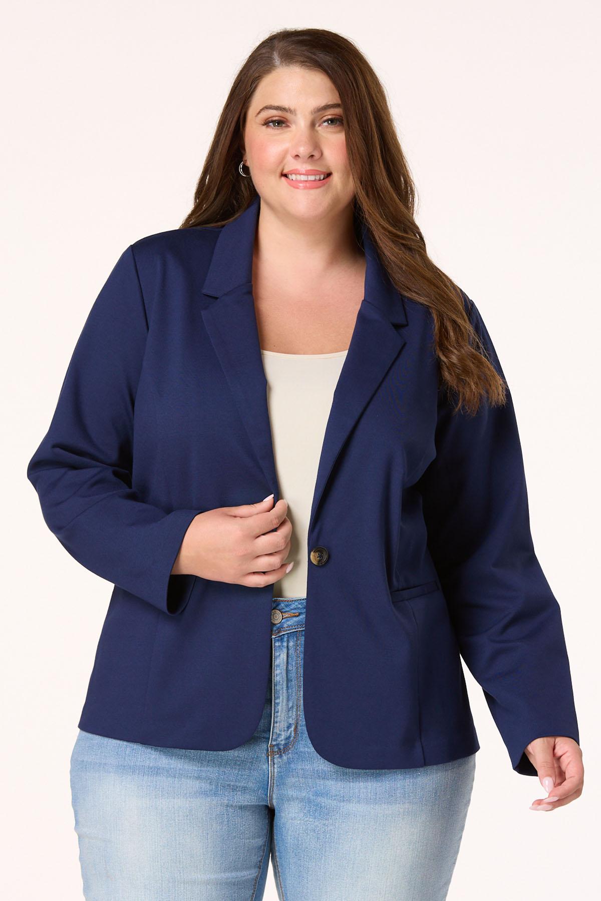 Cato Fashions | Cato Plus Size Ponte Blazer