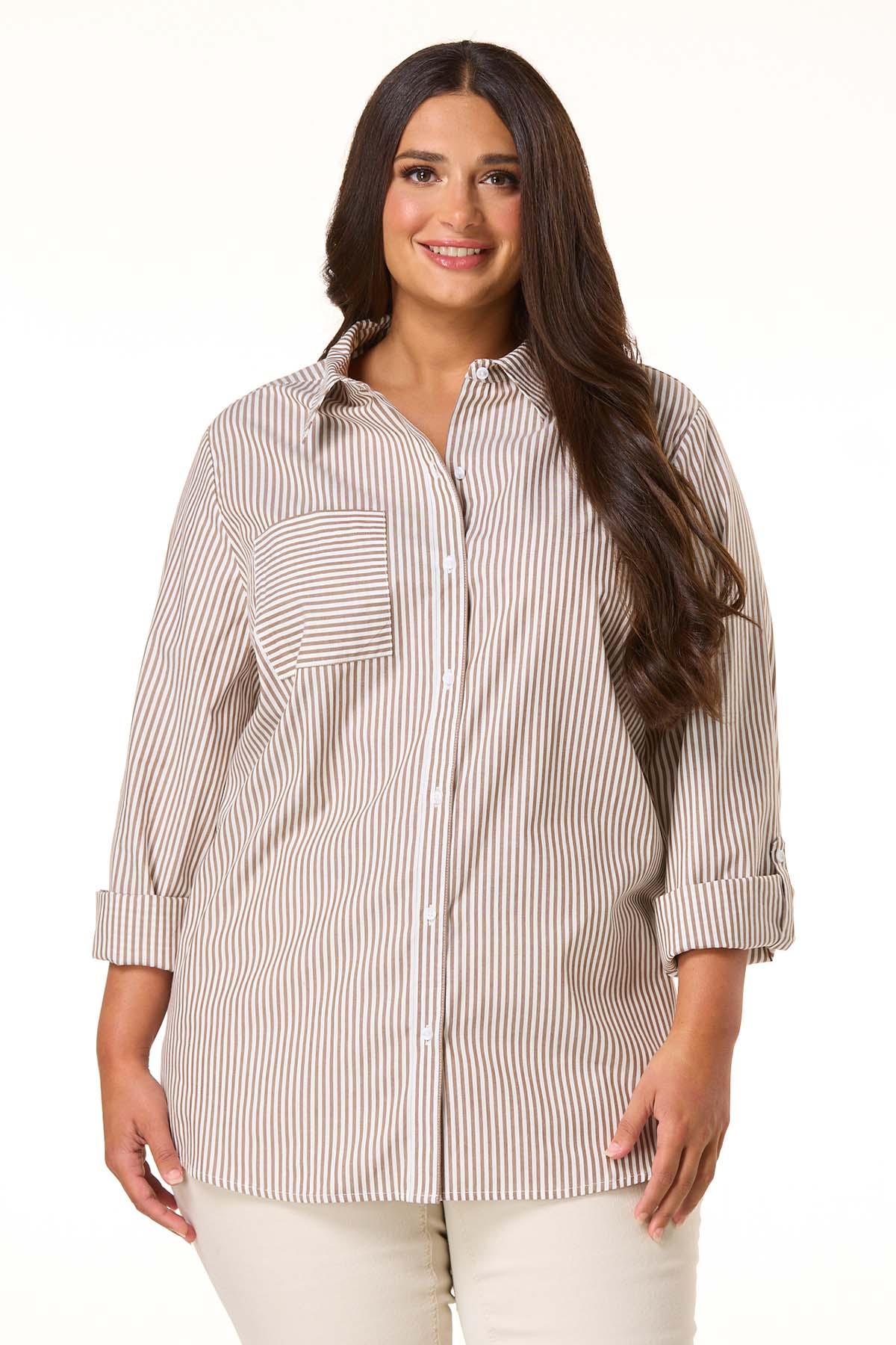 CaleカルSTRIPE SHIRT JACKET 51oRfssgzjL.jpg