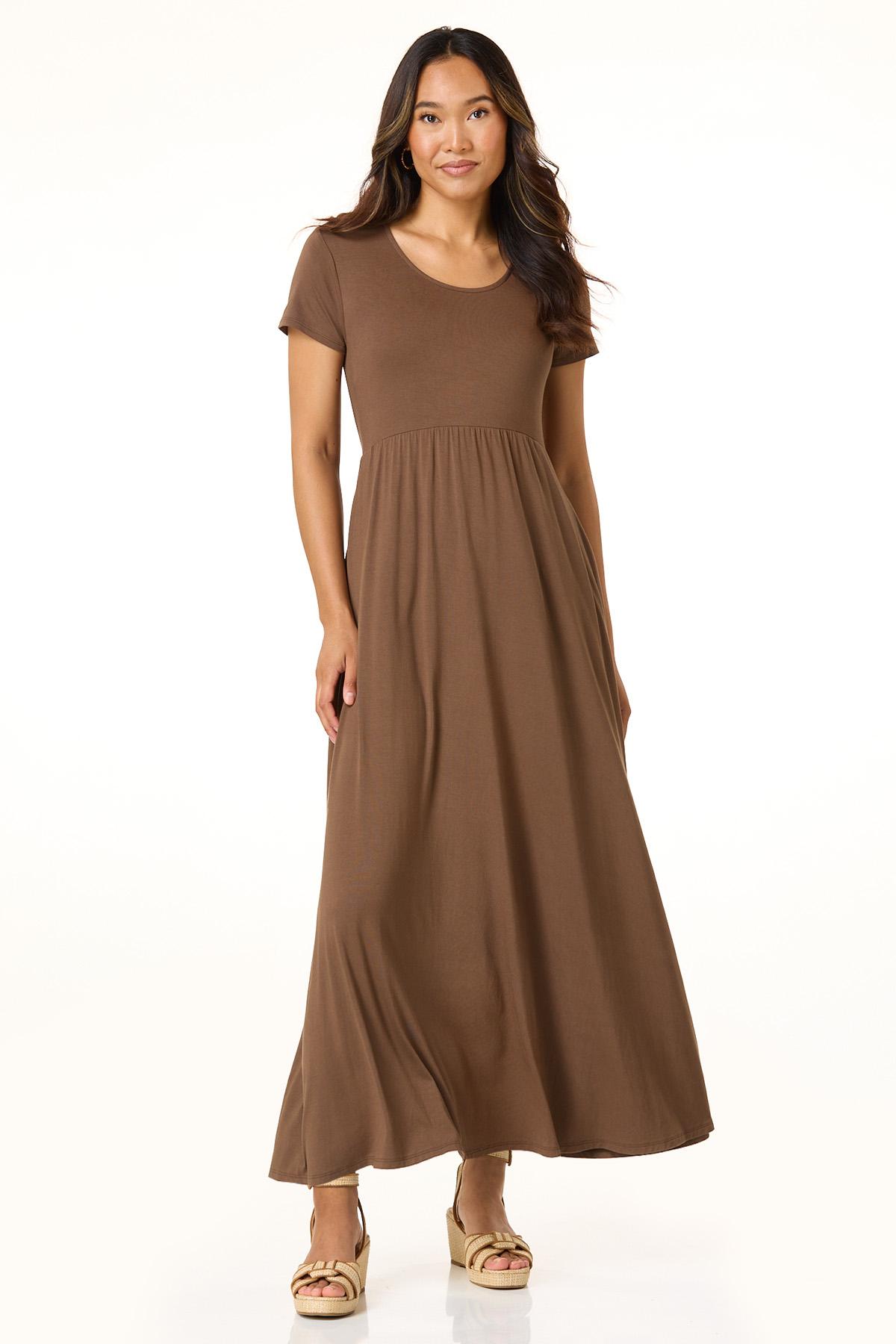  Cato Fashions | Cato Solid Scoop Neck Maxi Dress