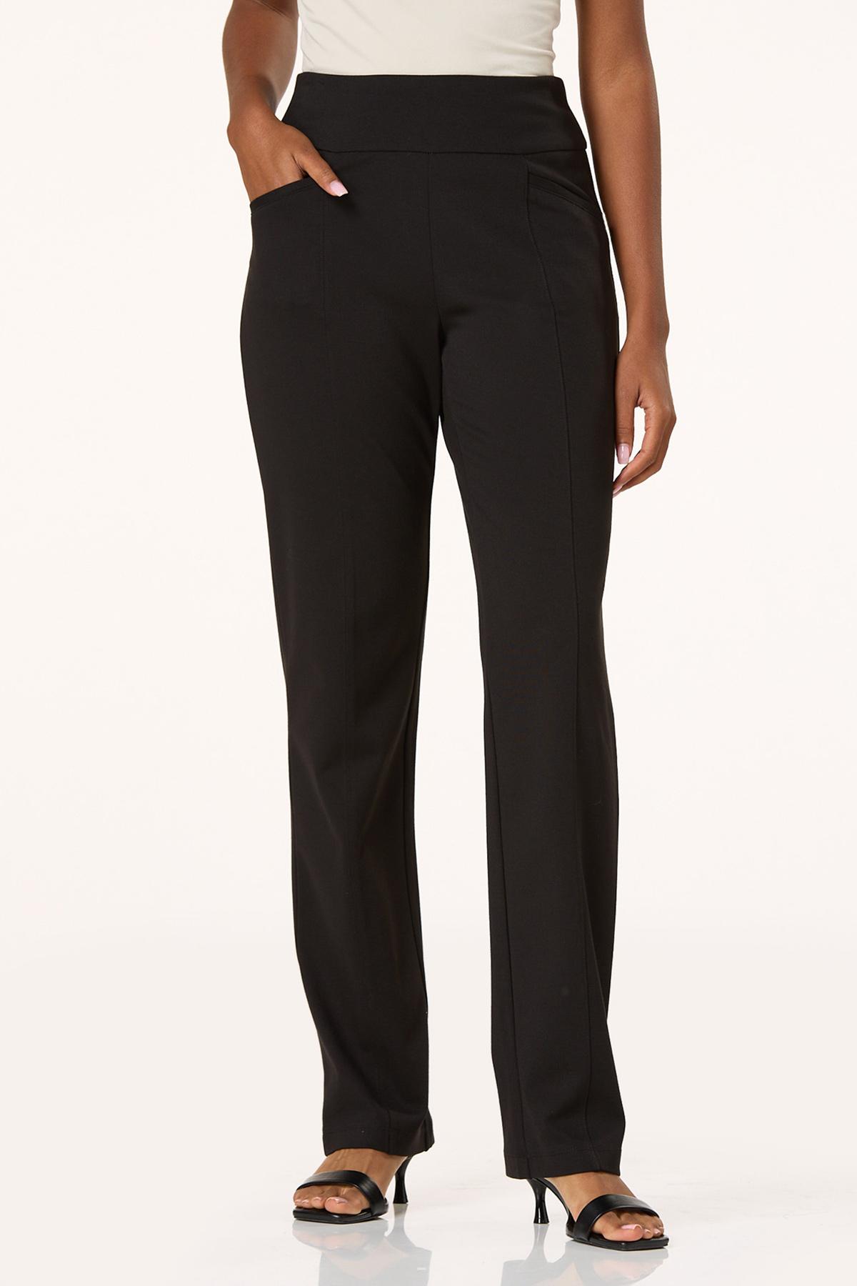  Cato Fashions | Cato Petite Ponte Straight Leg Pants