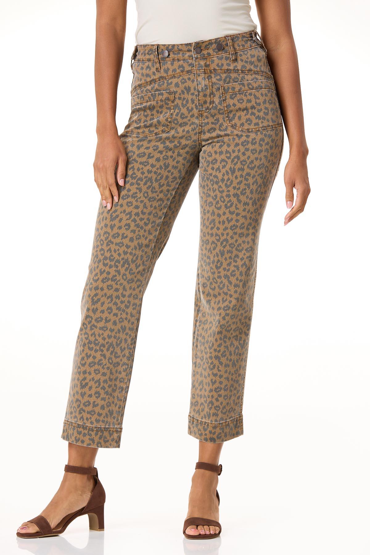  Cato Fashions | Cato Leopard Print Twill Pants