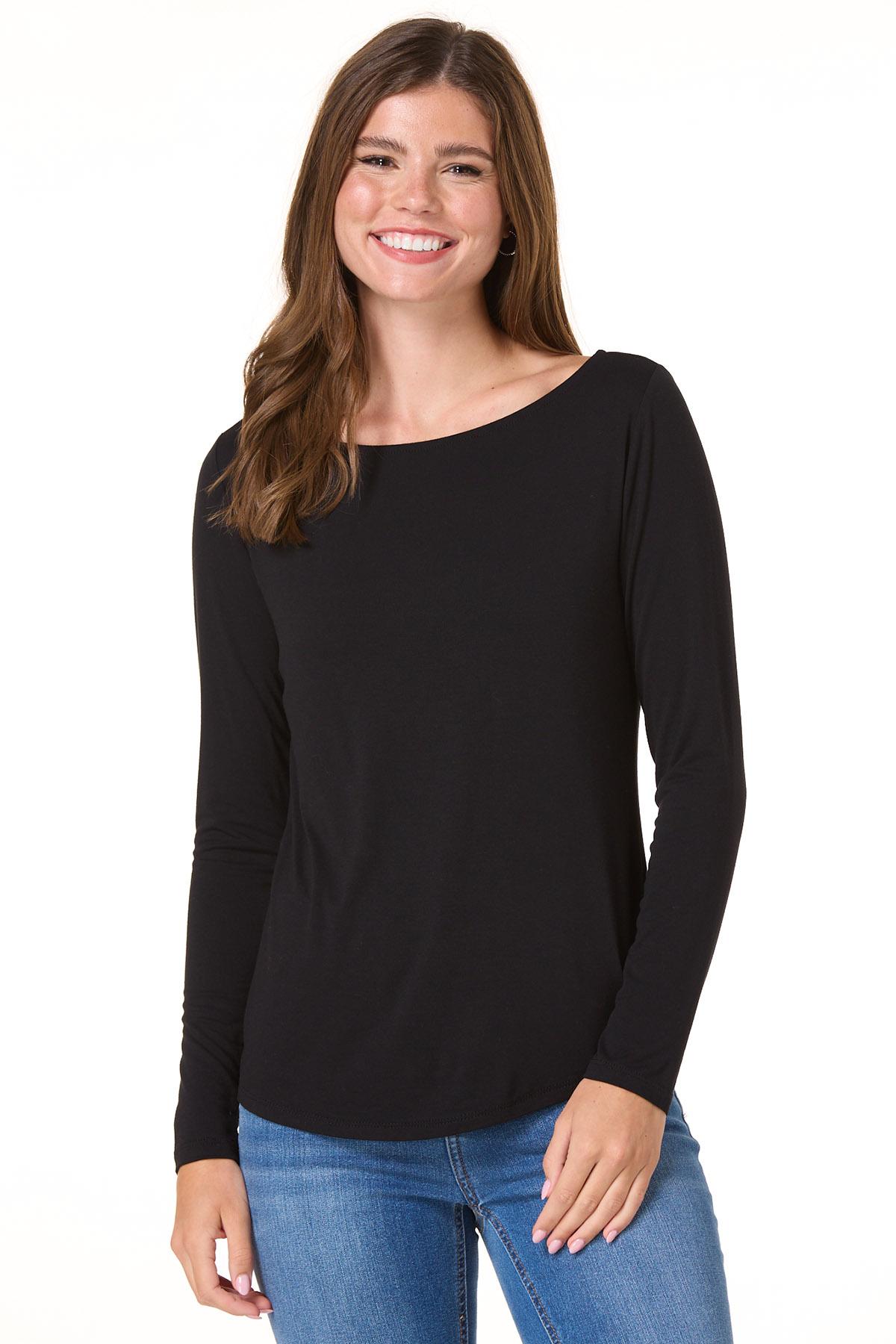 Cato Fashions | Cato Boatneck Long Sleeve Tee